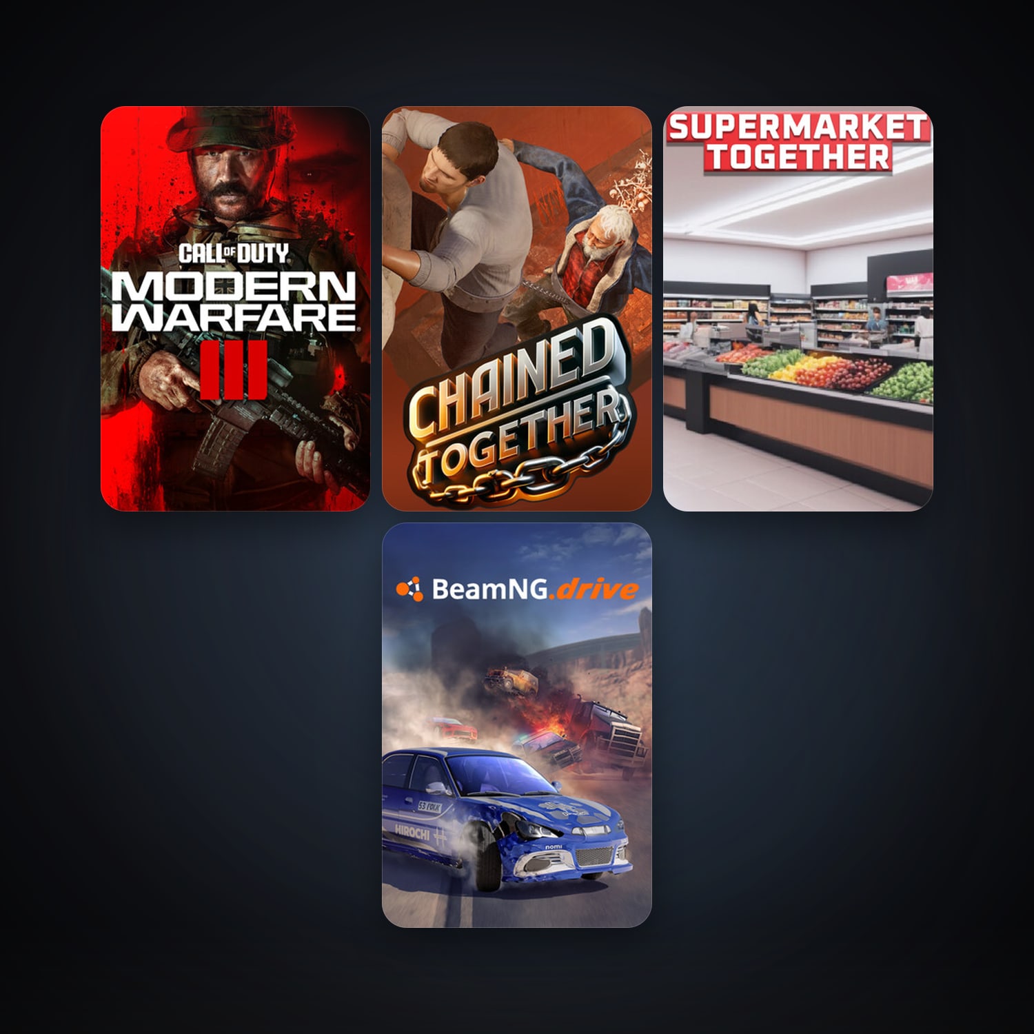 BeamNG.drive + Call of Duty: Black Ops III, 12 games, clean — HabibiAccounts