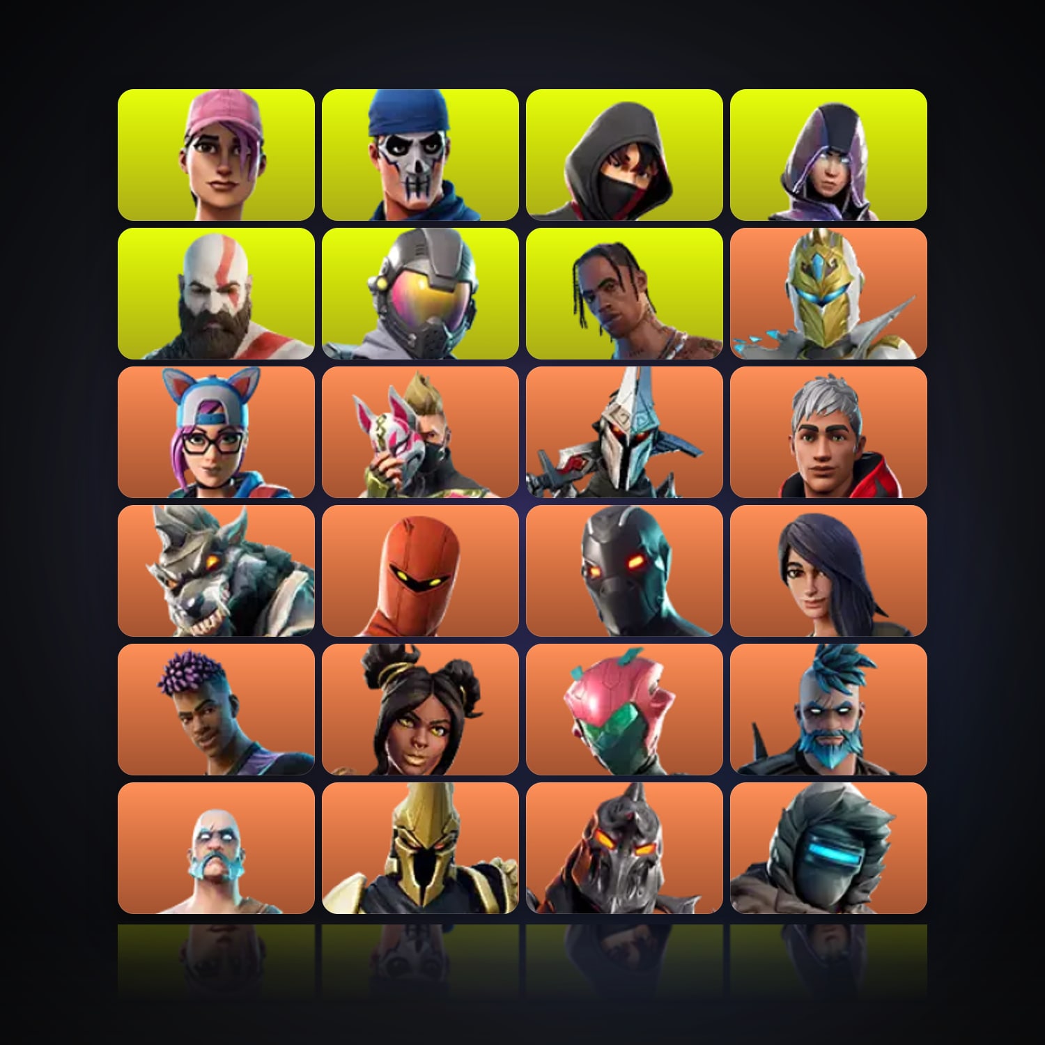 Fortnite | 134 Skins | 50 V-Bucks | Level 1875 | 261 Wins — HabibiAccounts