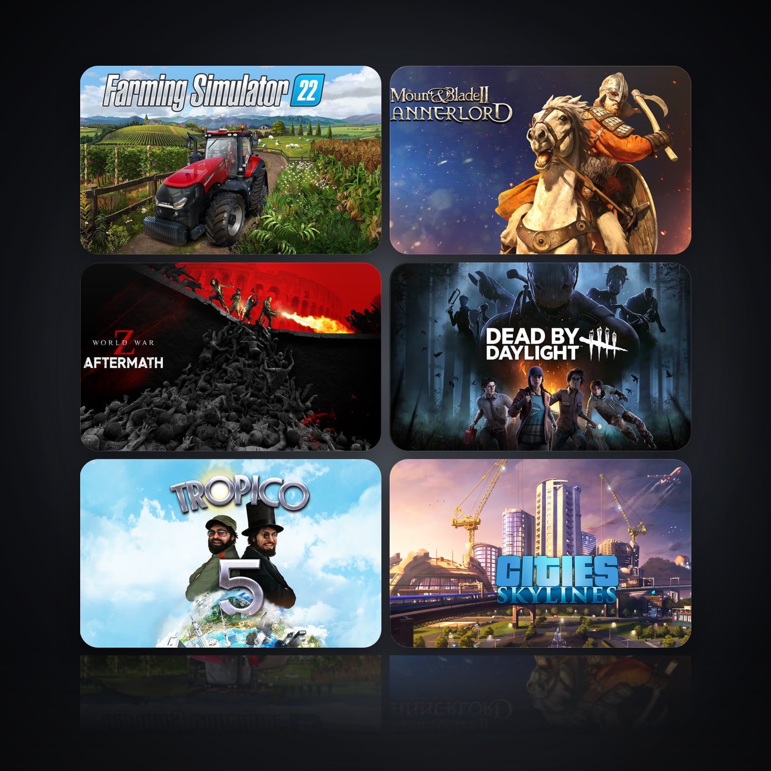 Farming Simulator 22 & Mount & Blade II: Bannerlord | 123 Games — Epic Games Account — HabibiAccounts