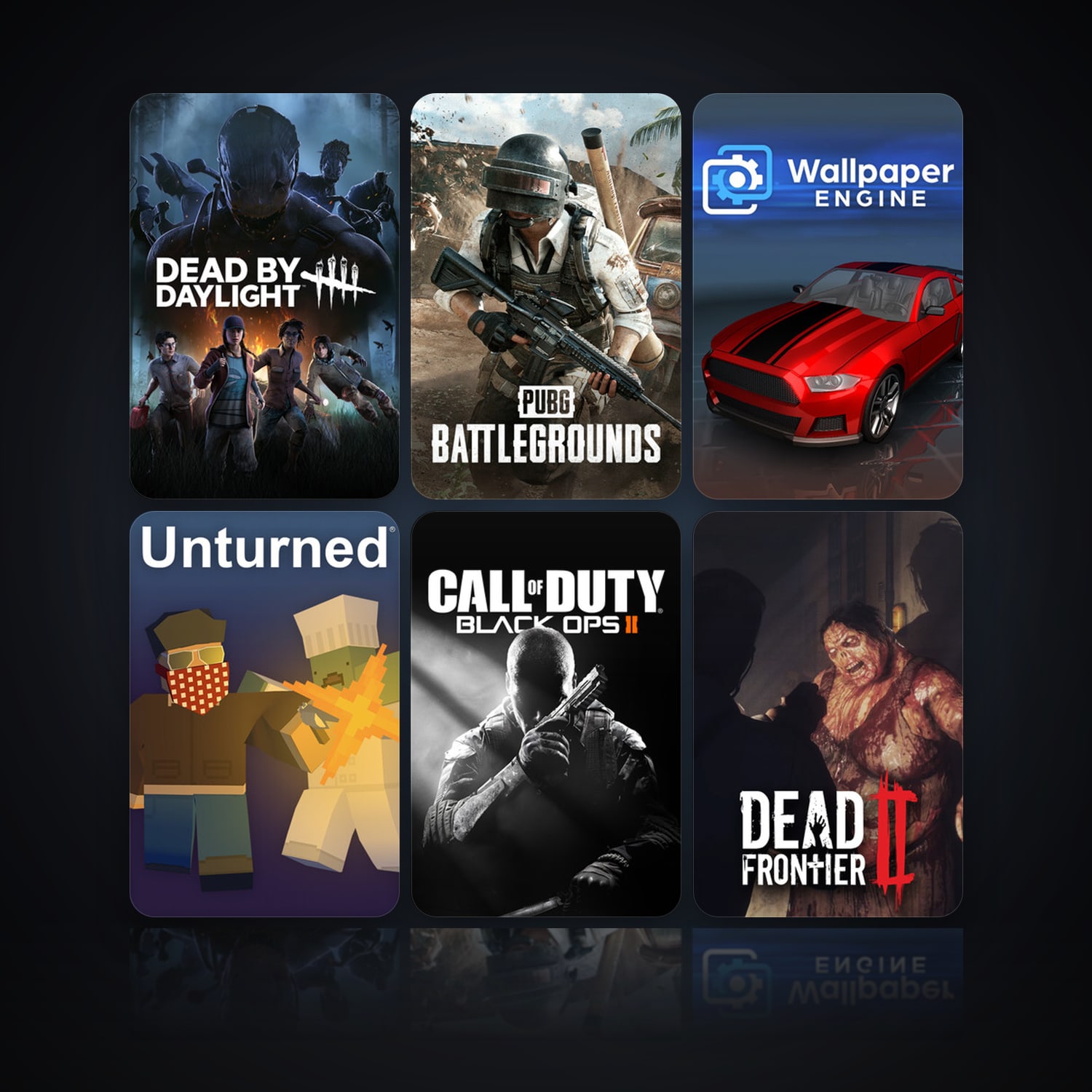 Dead by Daylight & PUBG: BATTLEGROUNDS | 23 Games | Clean — HabibiAccounts