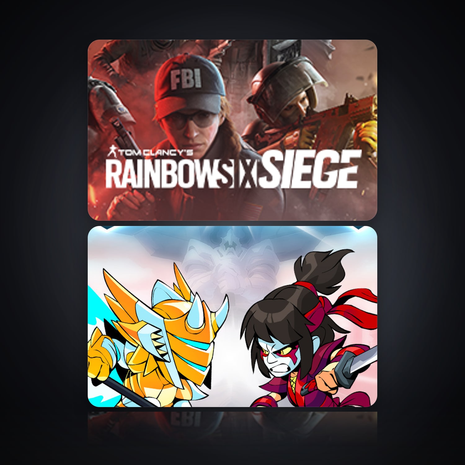Tom Clancy's Rainbow Six Siege (External) & Brawlhalla | 2 Games — HabibiAccounts