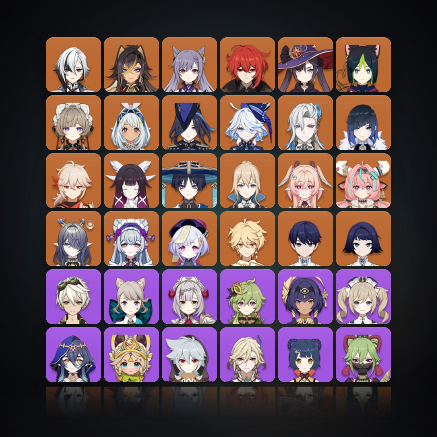 Genshin Impact | AR 59 | 72 Chars | 21× 5★ — HabibiAccounts