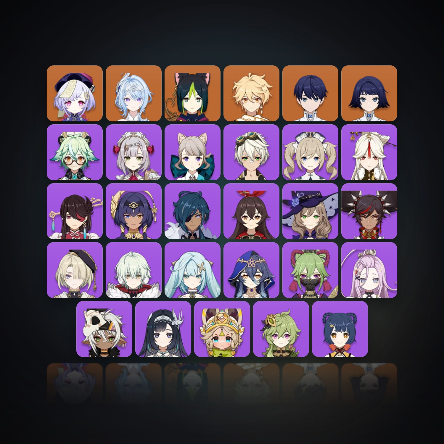 Genshin Impact | AR 45 | 29 Chars | 3× 5★ — HabibiAccounts