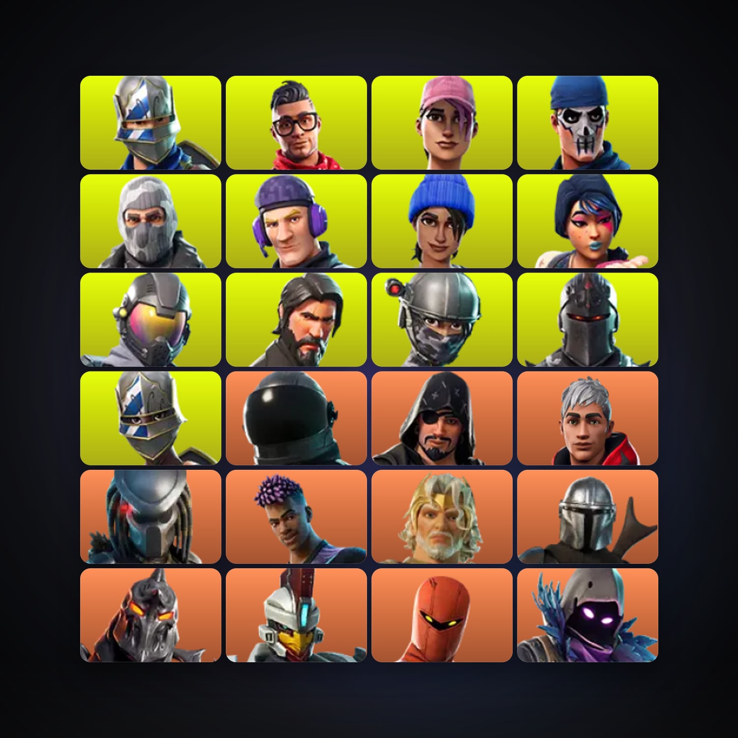Fortnite | 141 Skins | 100 V-Bucks | Level 3020 | 534 Wins — HabibiAccounts