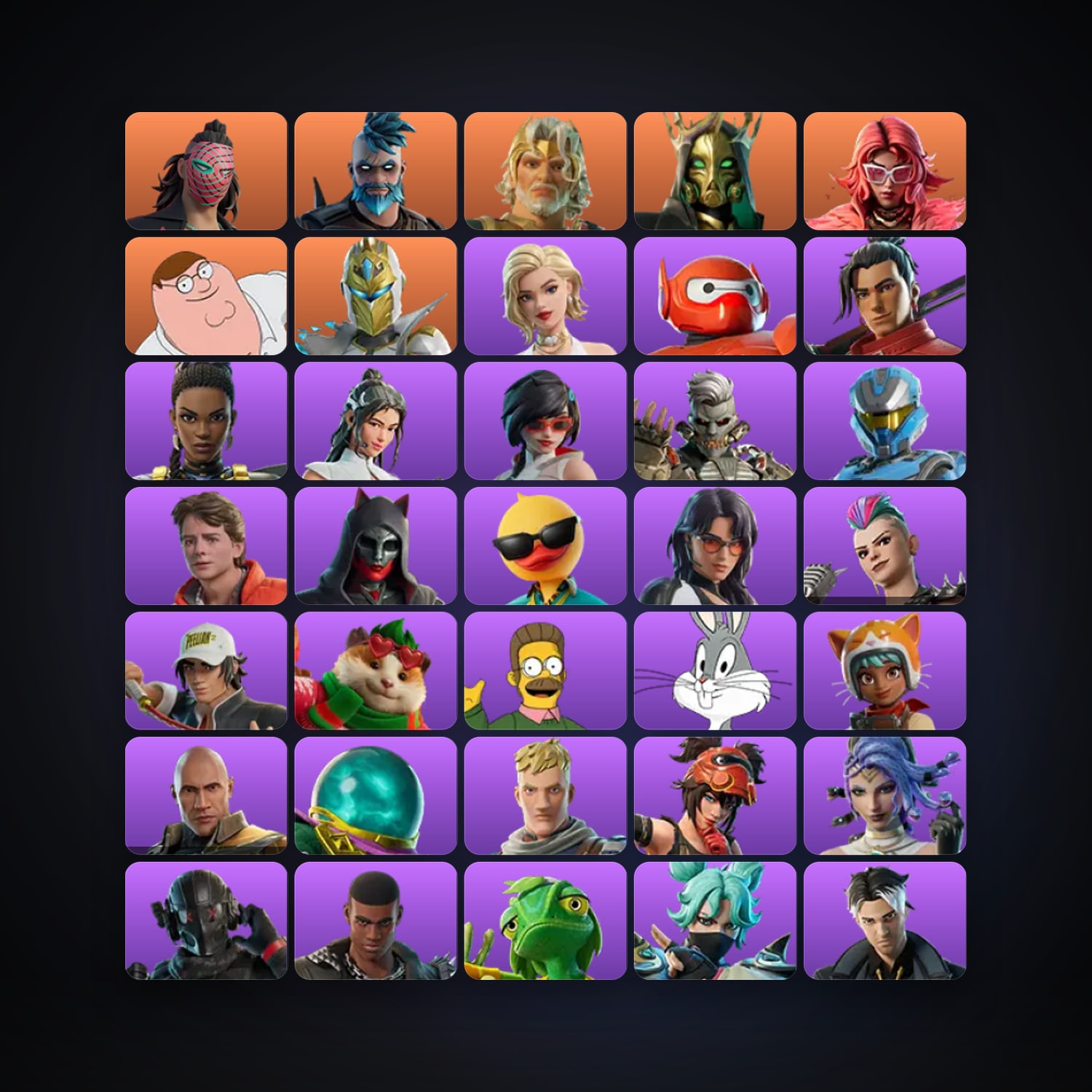 Fortnite | 151 Skins | 2.5K V-Bucks | Level 3345 | 335 Wins — HabibiAccounts