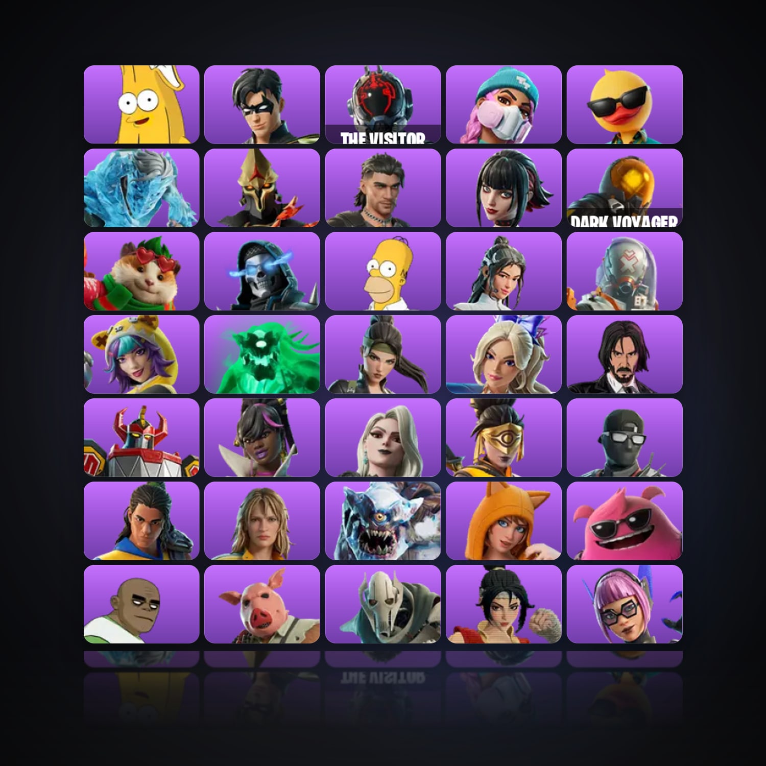 Fortnite | 116 Skins | 850 V-Bucks | Level 1168 | 40 Wins — HabibiAccounts