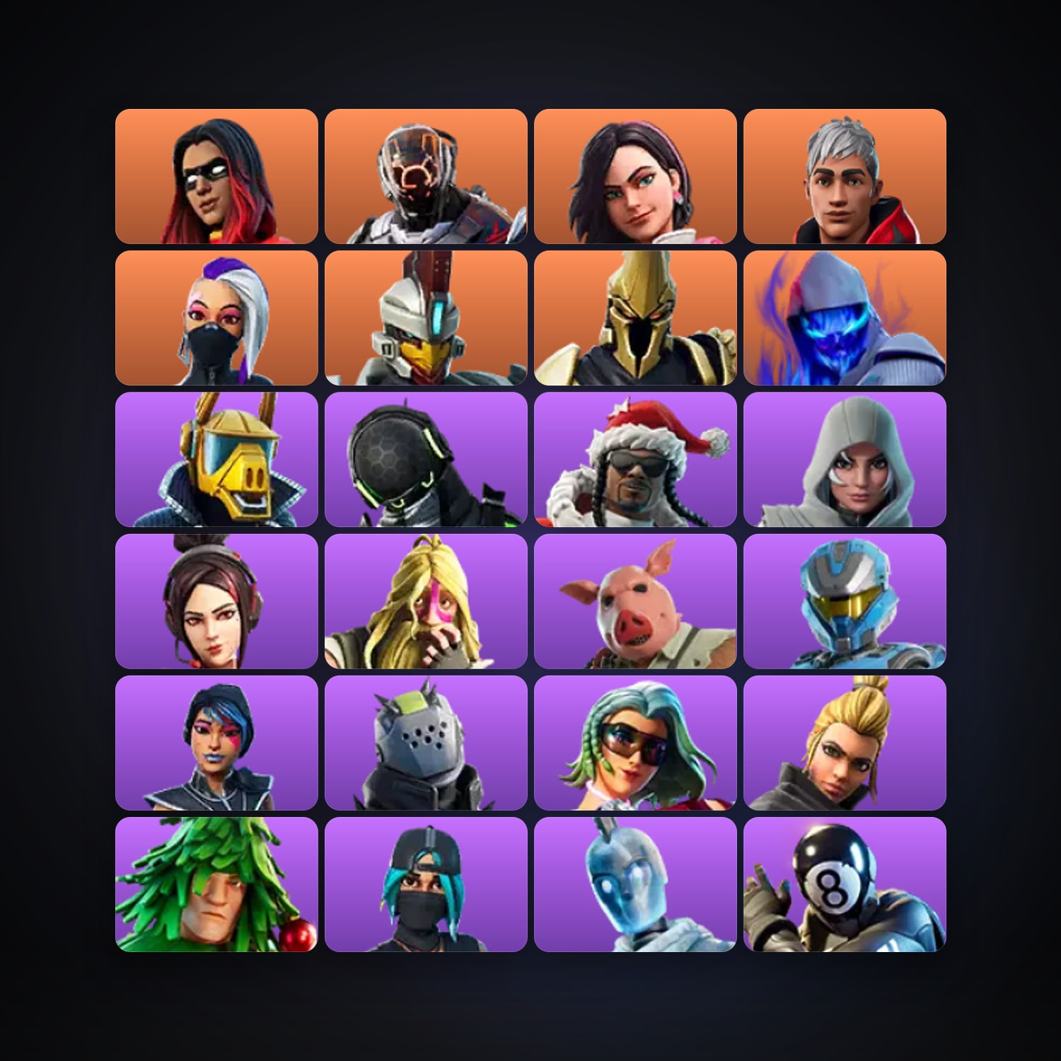 Fortnite | 49 Skins | 200 V-Bucks | Level 2979 | 307 Wins — HabibiAccounts