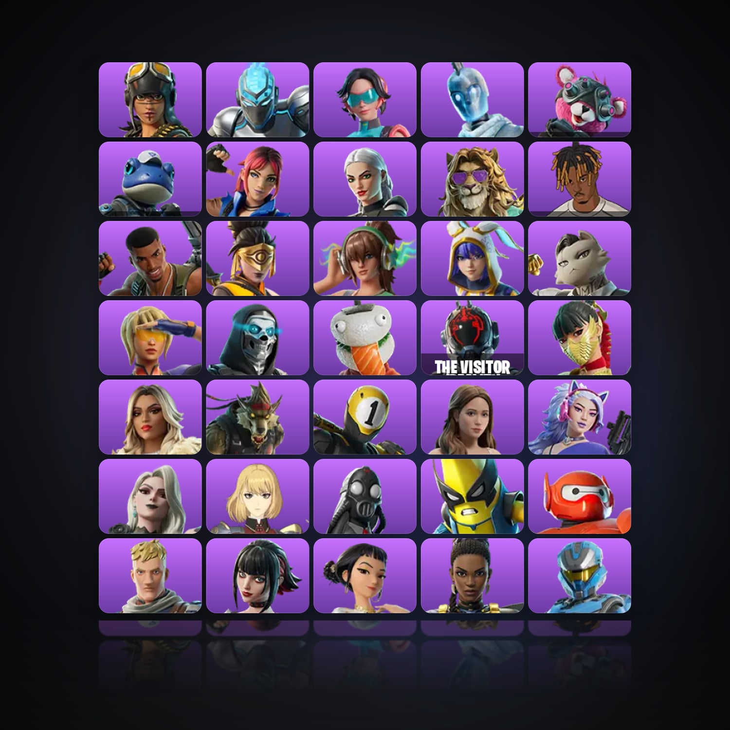 Fortnite | 138 Skins | 100 V-Bucks | Level 963 | 61 Wins — HabibiAccounts