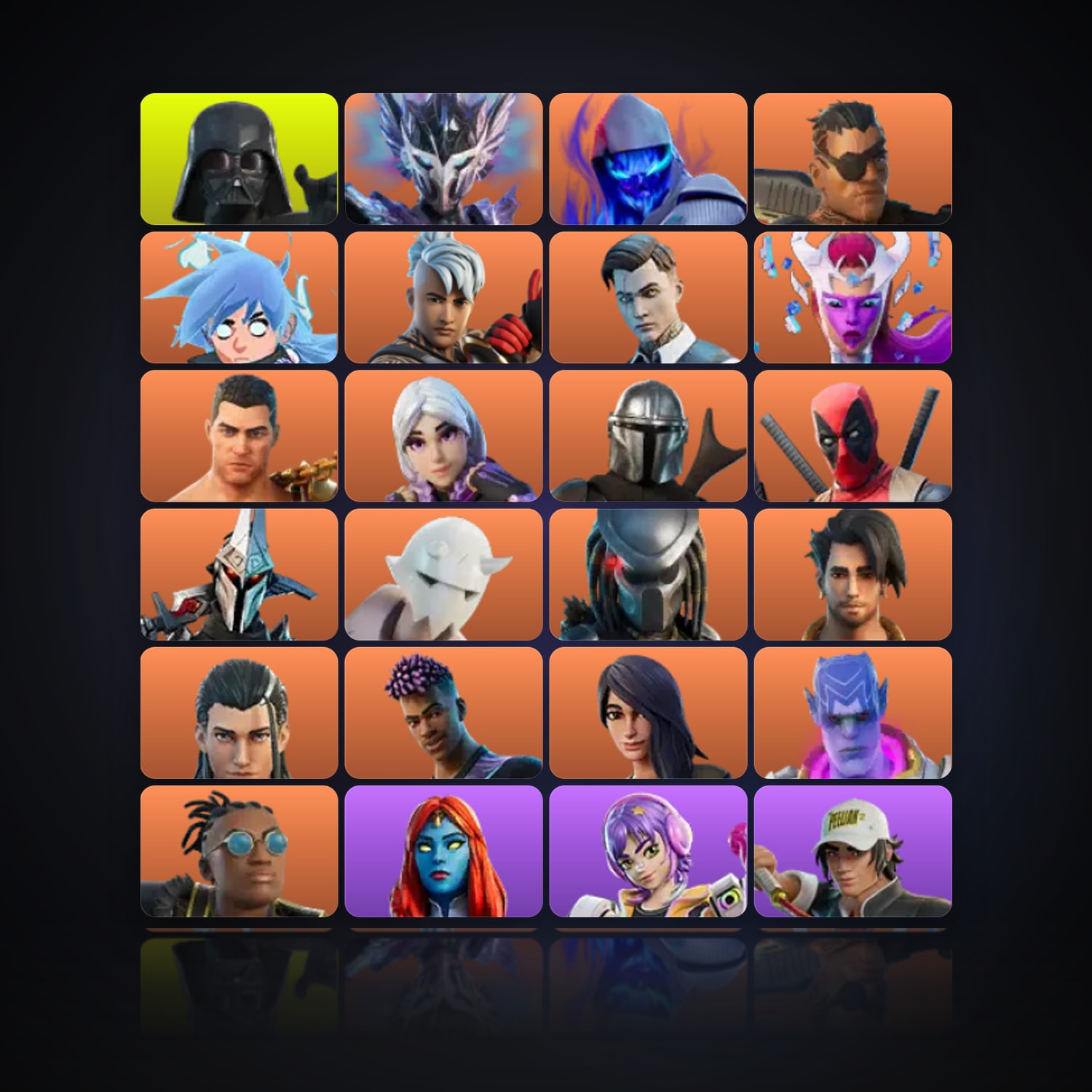 Fortnite | 168 Skins | 2.4K V-Bucks | Level 2776 | 518 Wins — HabibiAccounts