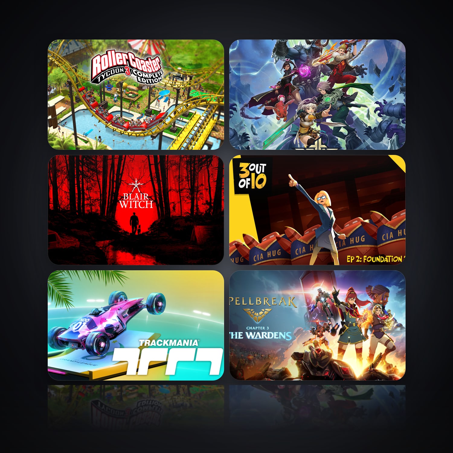 RollerCoaster Tycoon 3: Complete Edition & Battle Breakers | 34 Games — HabibiAccounts
