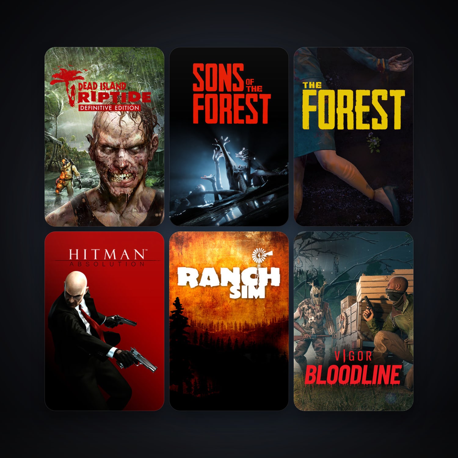 Dead Island: Riptide Definitive Edition & Sons Of The Forest | 28 Games | Clean — HabibiAccounts