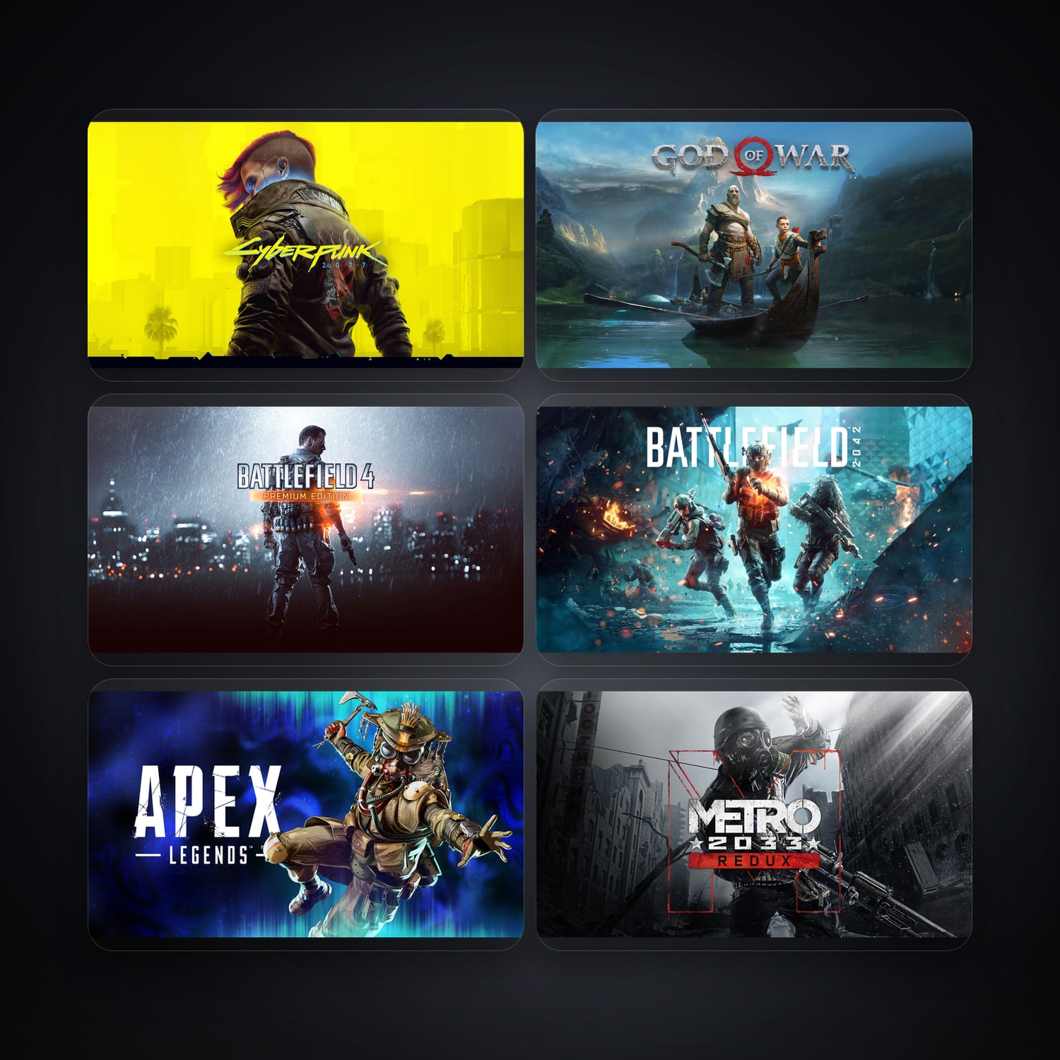هالحساب إبك فيه Cyberpunk 2077 وGod of War، TR، 10 ألعاب — HabibiAccounts