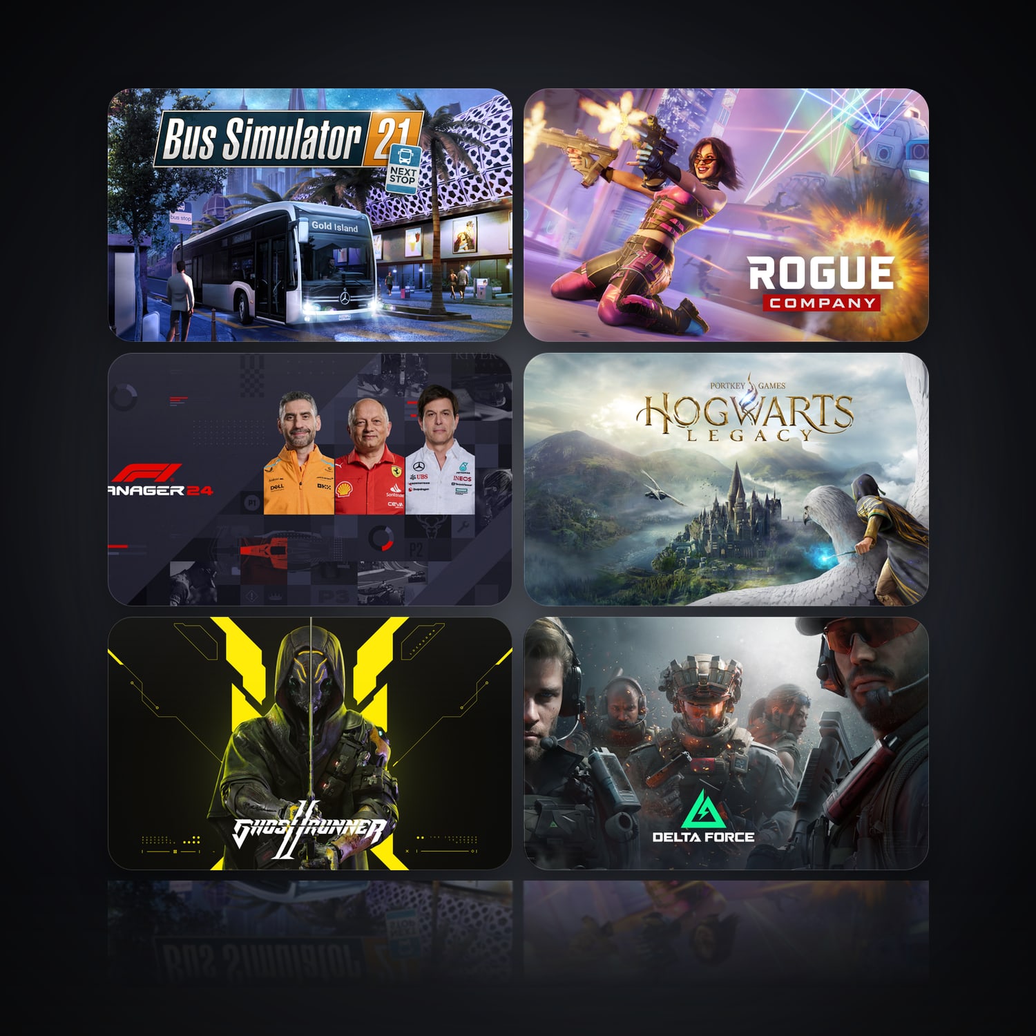 Bus Simulator 21 Next Stop & Rogue Company | 24 Games — HabibiAccounts