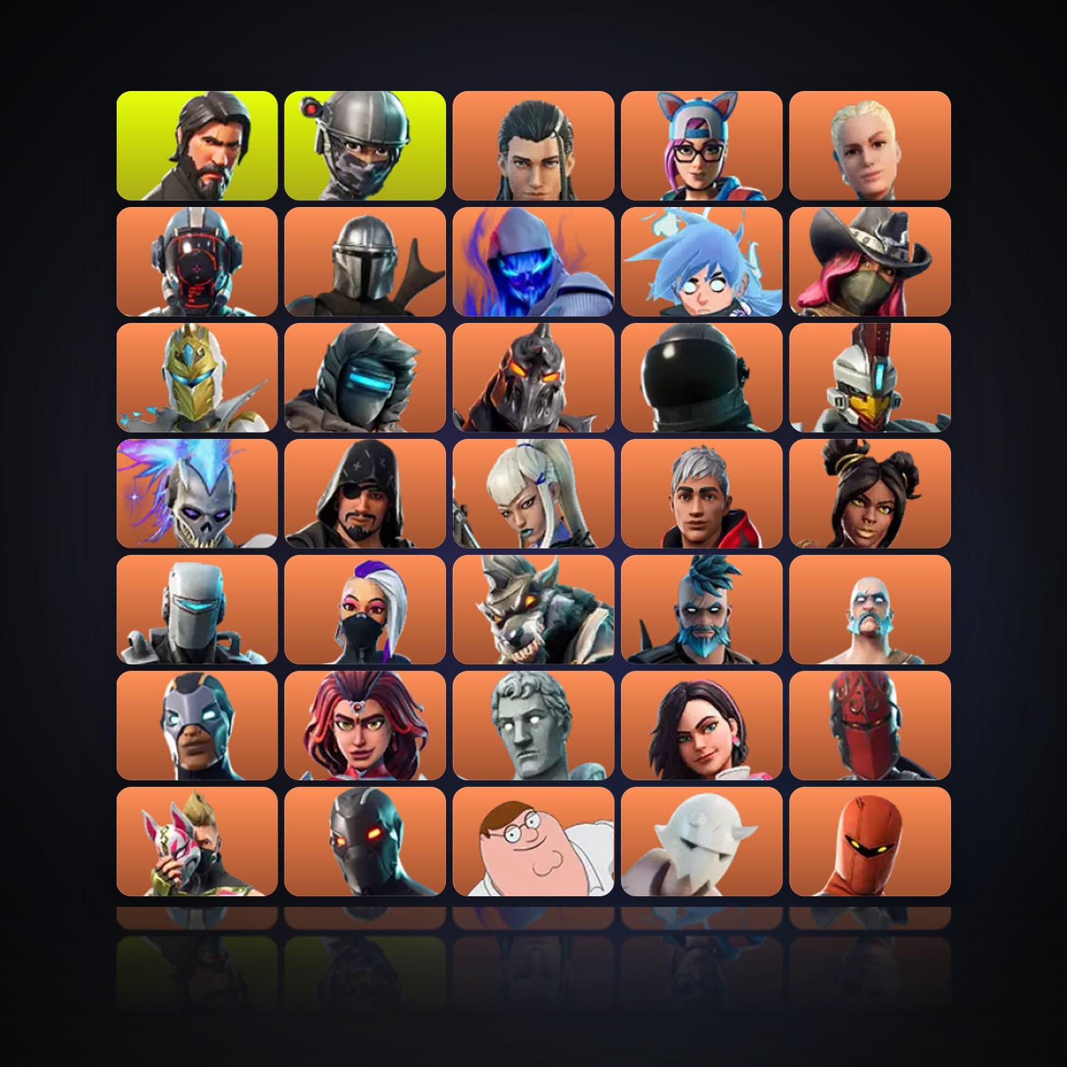 Fortnite | 169 Skins | 1.2K V-Bucks | Level 2373 | 617 Wins — HabibiAccounts