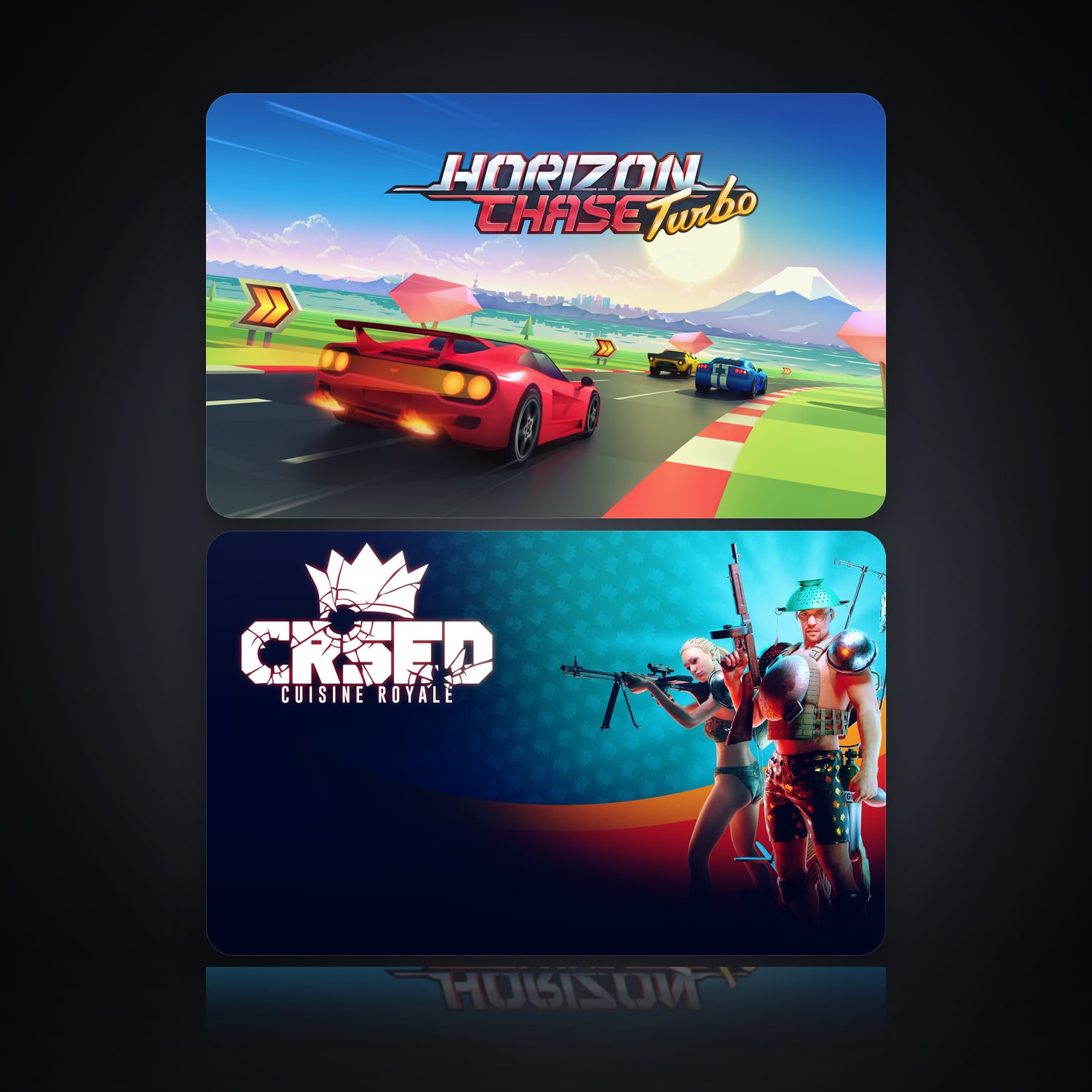 Horizon Chase Turbo & CRSED: F.O.A.D. | 2 Games — HabibiAccounts