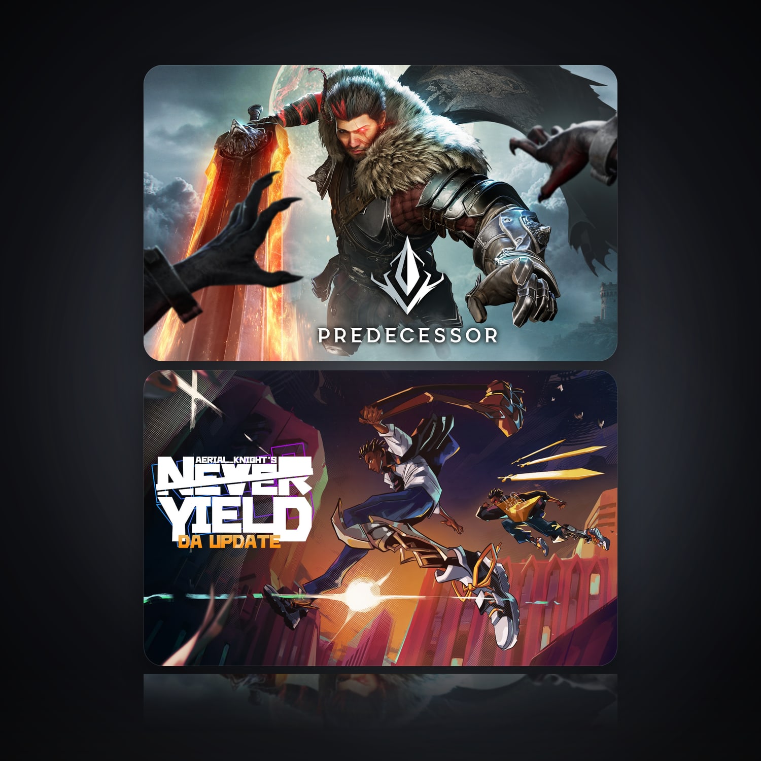 Predecessor & Aerial_Knight's Never Yield | 2 Games — HabibiAccounts