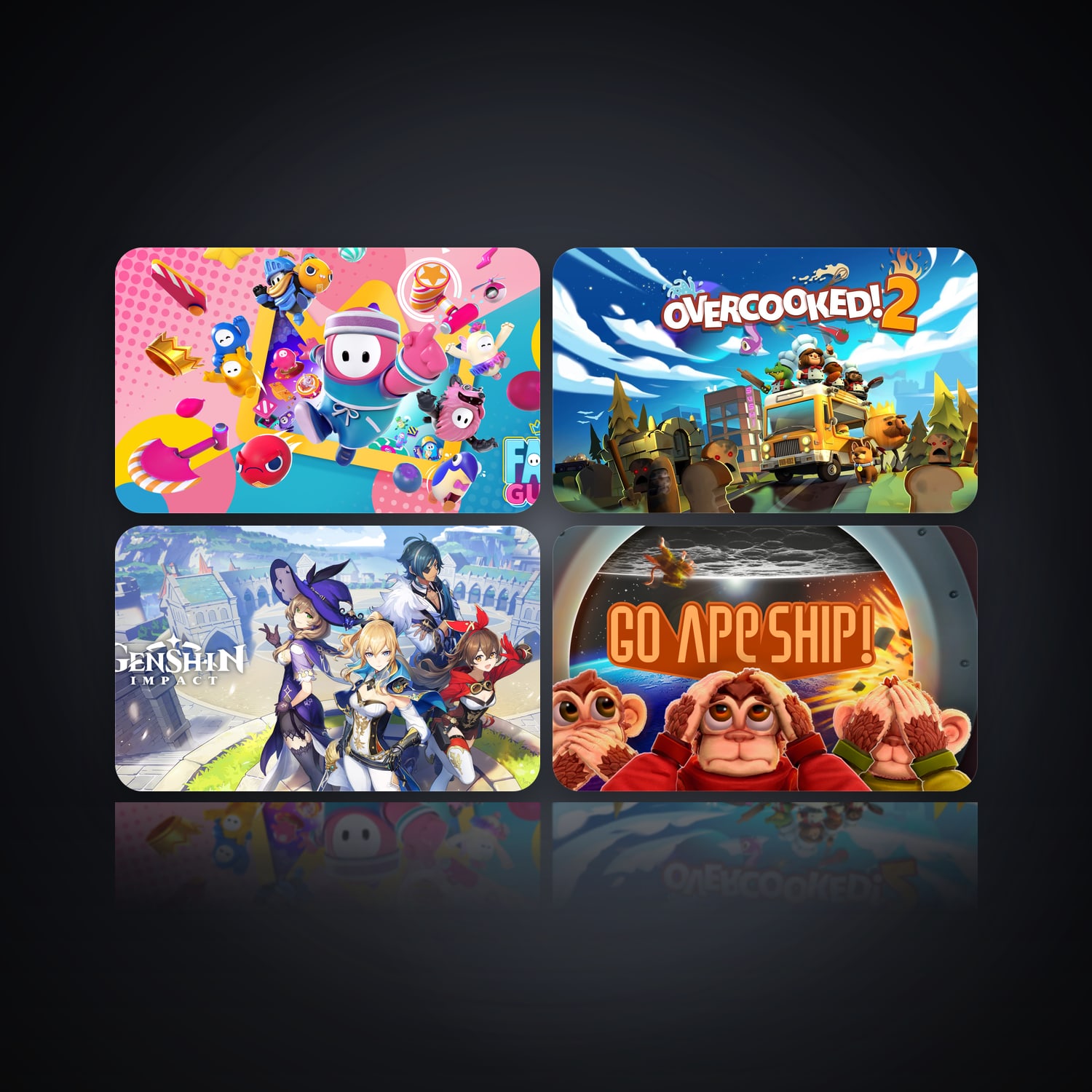 Fall Guys & Overcooked! 2 | 4 Games — HabibiAccounts