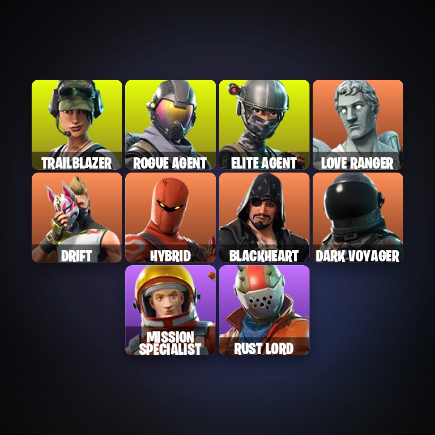 Fortnite | 14 Skins | 1.1K V-Bucks | Level 247 | 7 Wins — HabibiAccounts