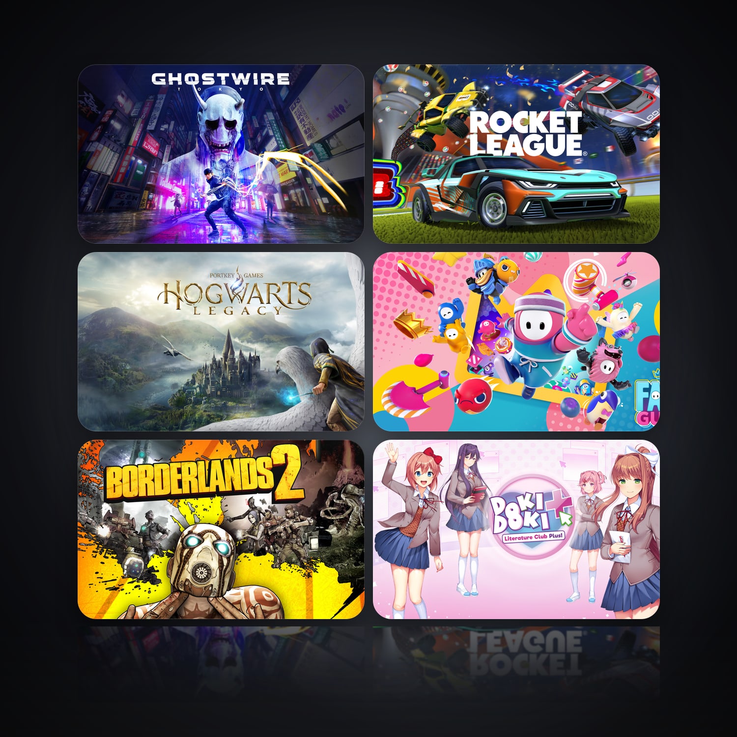Ghostwire Tokyo & Rocket League | 382 Games — HabibiAccounts