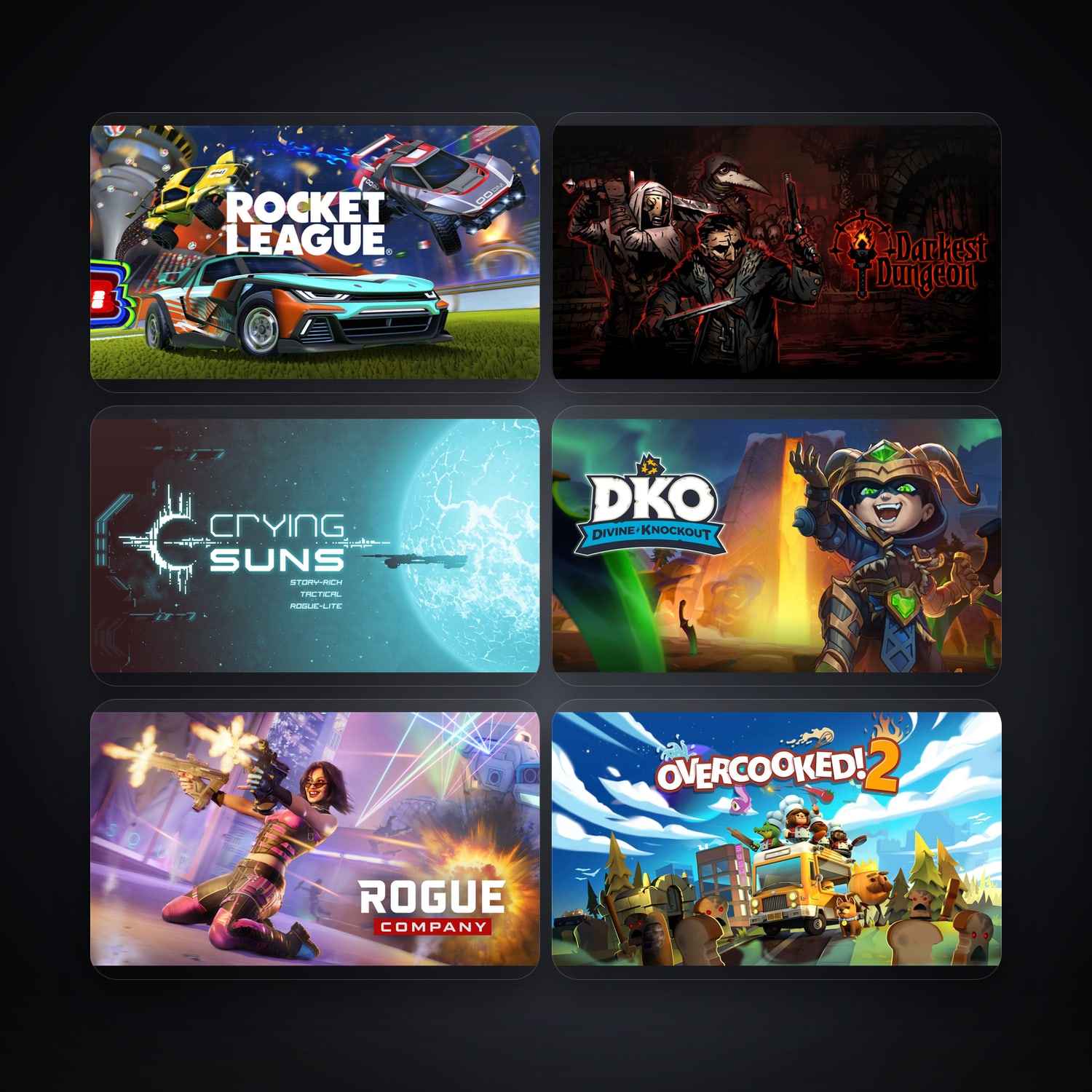 Rocket League & Darkest Dungeon | 17 Games — HabibiAccounts