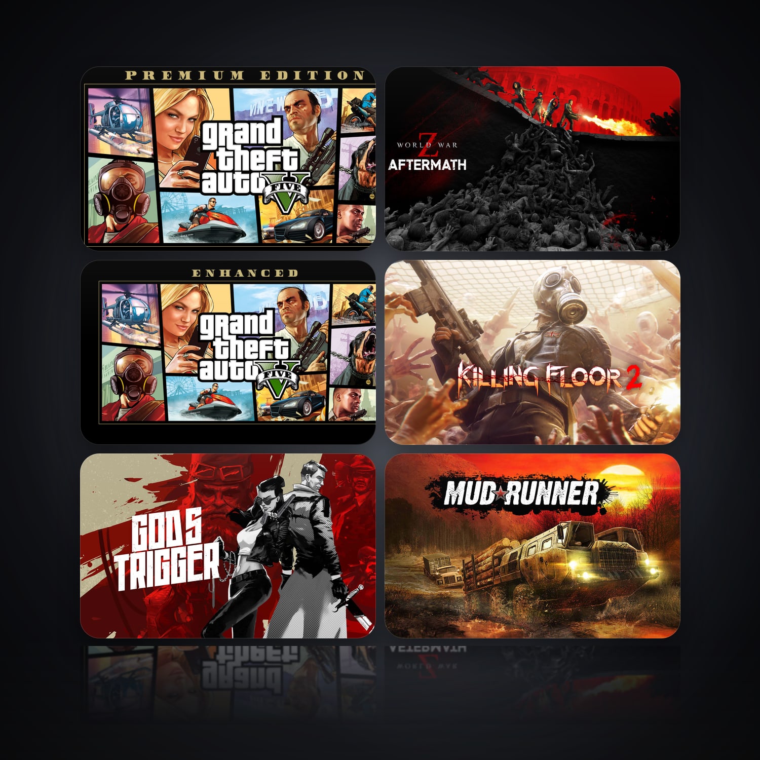 Grand Theft Auto V & World War Z | 31 Games — HabibiAccounts