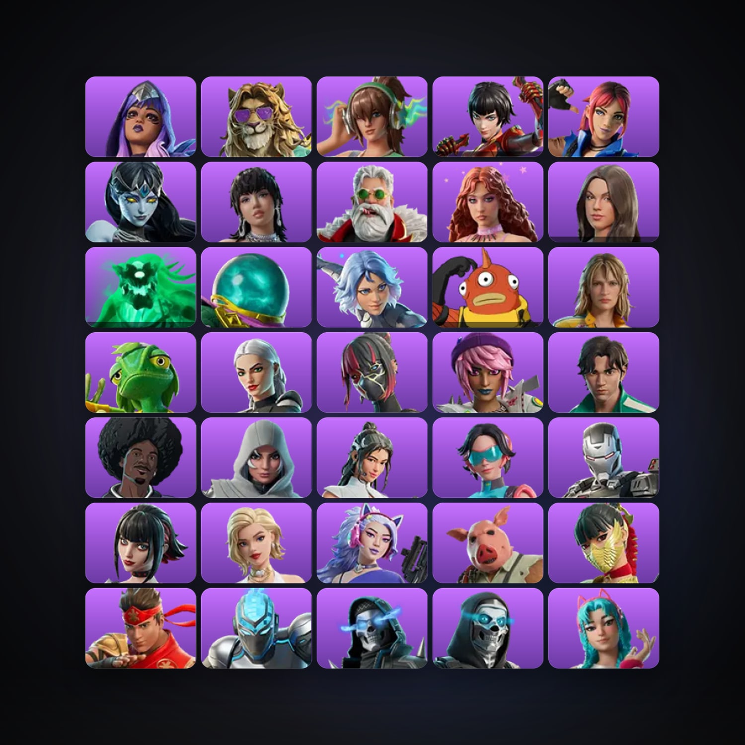 Fortnite | 164 Skins | 350 V-Bucks | Level 6089 | 514 Wins — HabibiAccounts