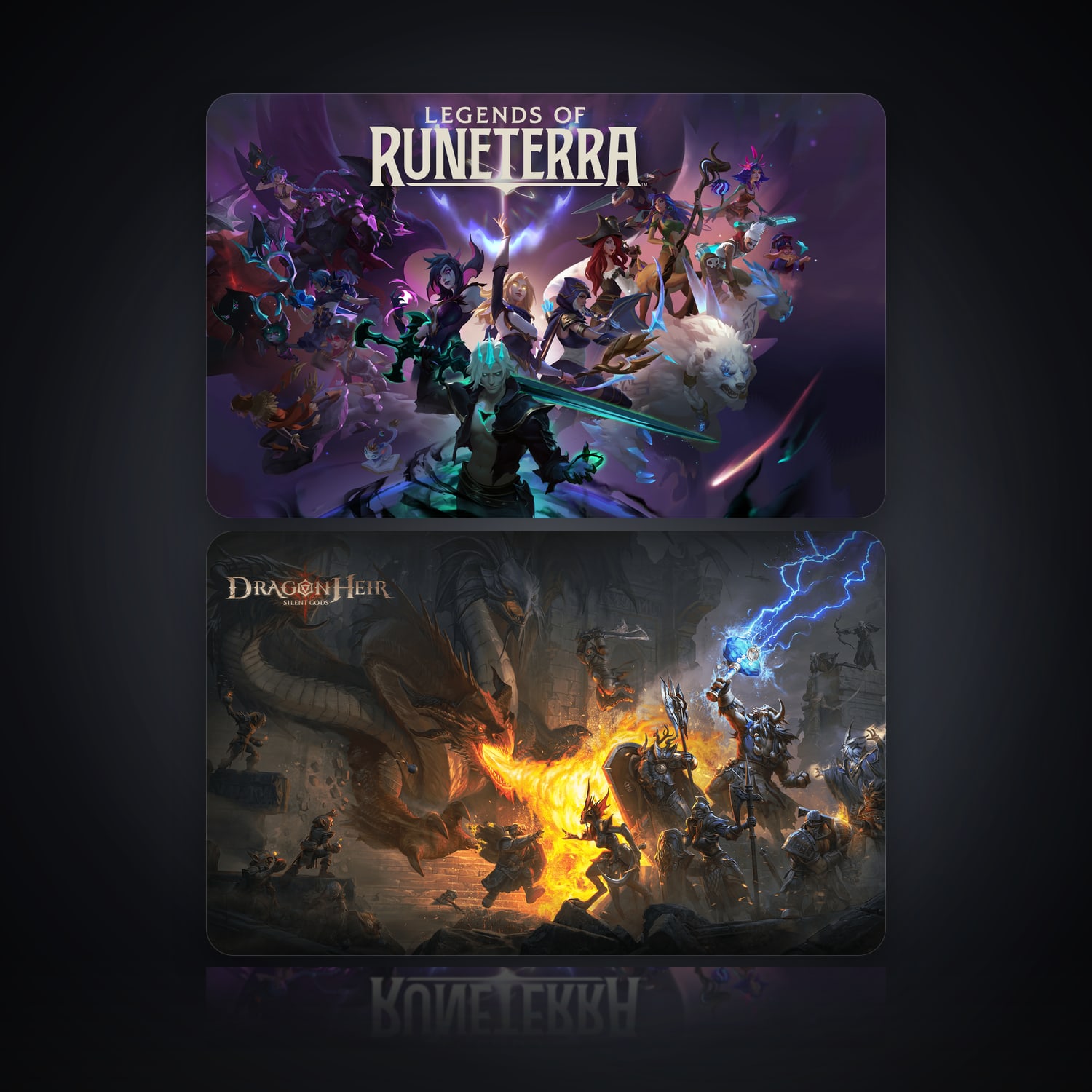 Legends of Runeterra & Dragonheir: Silent Gods | 2 Games — HabibiAccounts