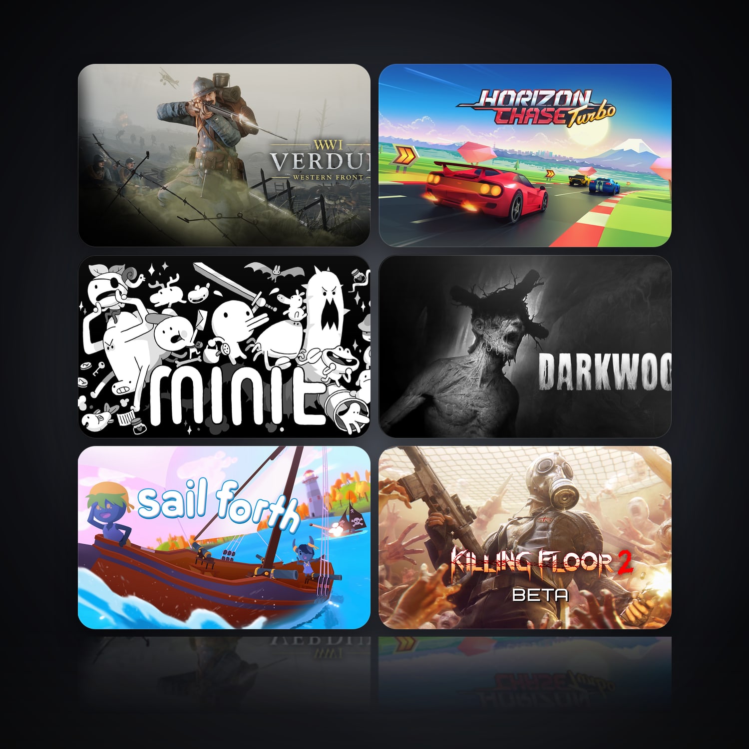 Verdun & Horizon Chase Turbo | 37 Games — HabibiAccounts