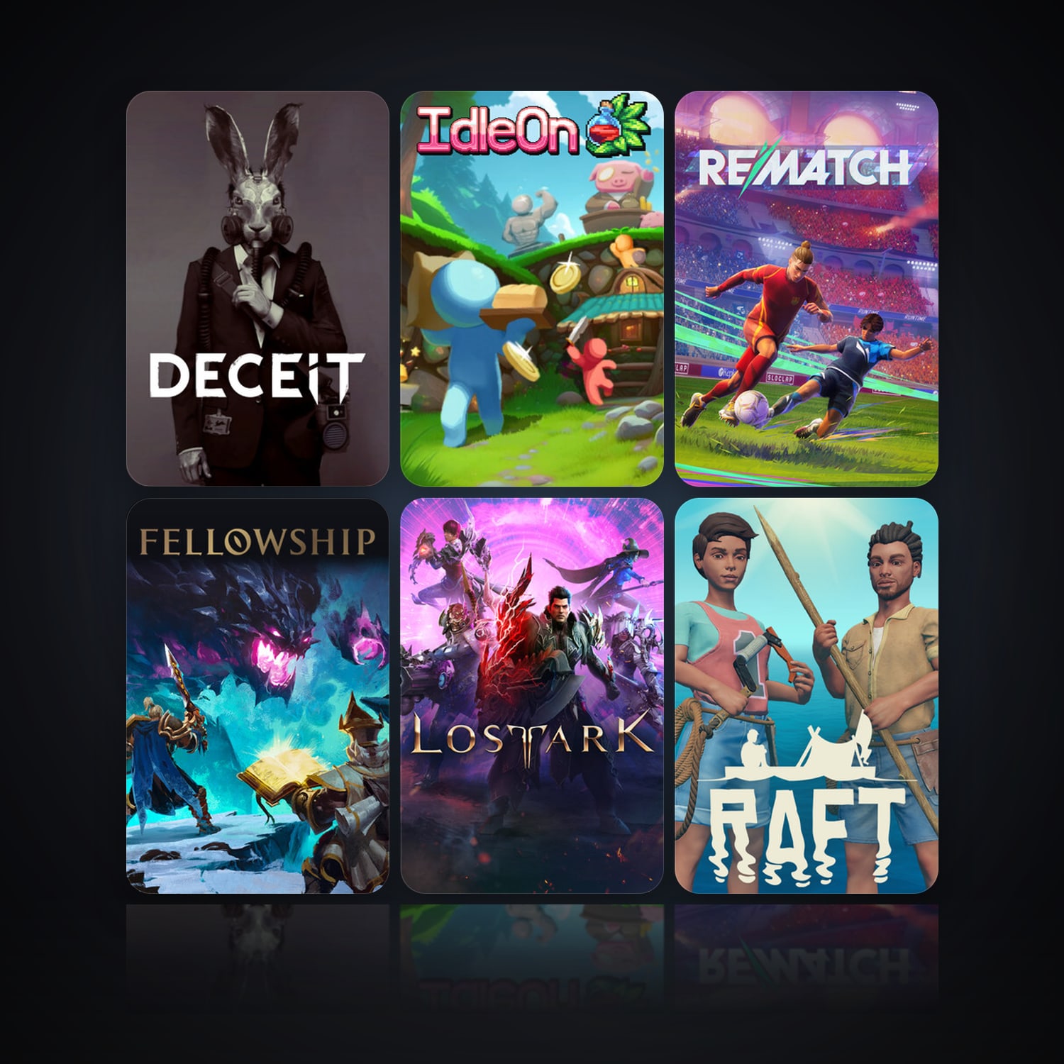 Deceit & IdleOn - The Idle RPG | 66 Games | Clean — HabibiAccounts