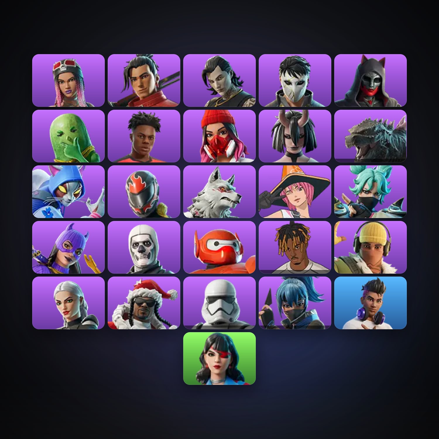 Fortnite | 26 Skins | 2.4K V-Bucks | Level 361 | 23 Wins — HabibiAccounts