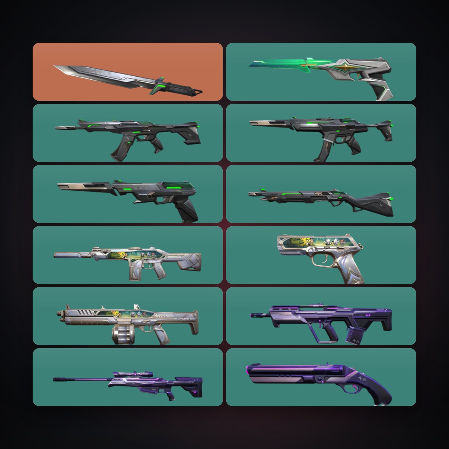 AP Silver 1 locker — 1 knives, 13 skins, lvl 87 — HabibiAccounts