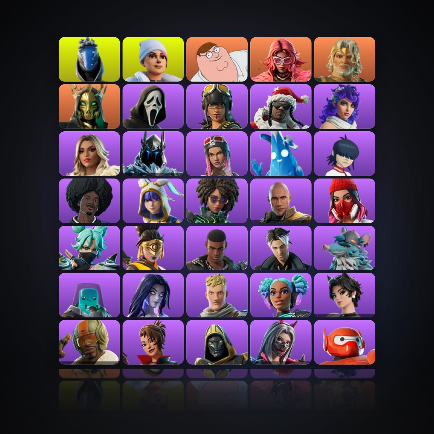Fortnite | 151 Skins | 1.3K V-Bucks | Level 3443 | 214 Wins — HabibiAccounts