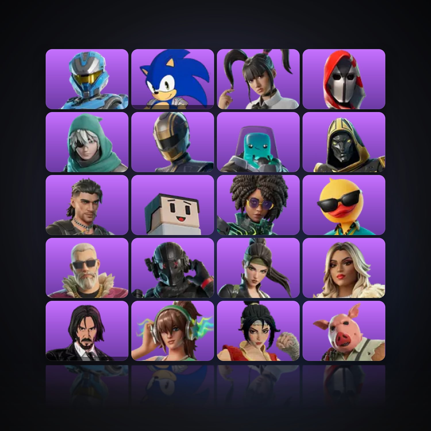 Fortnite | 21 Skins | 550 V-Bucks | Level 1634 | 94 Wins — HabibiAccounts