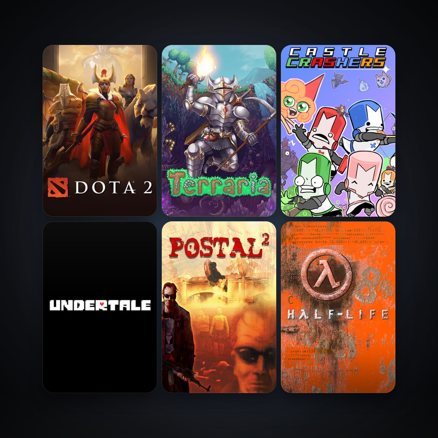 Half-Life + Half-Life 2, 36 games, clean — HabibiAccounts