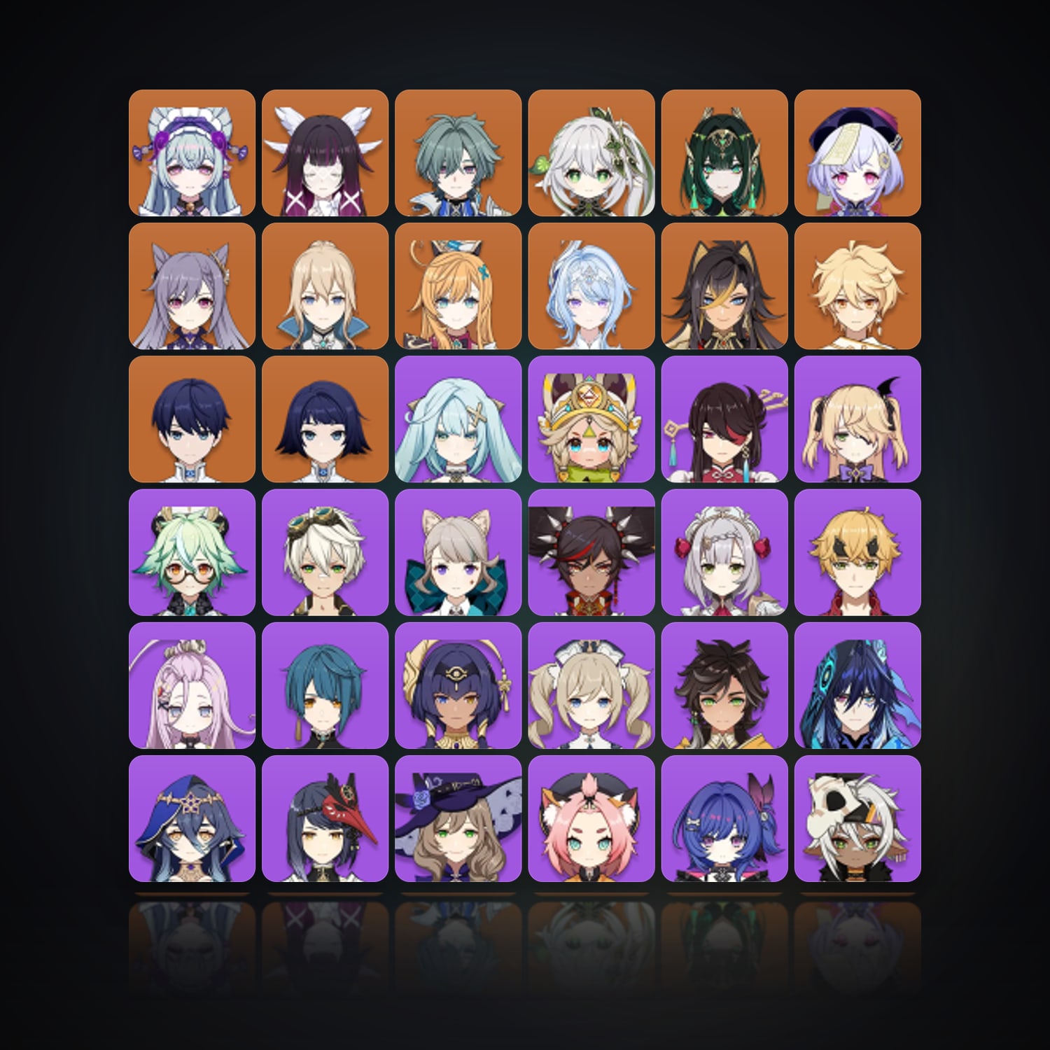 Genshin Impact | AR 50 | 57 Chars | 11× 5★ — HabibiAccounts