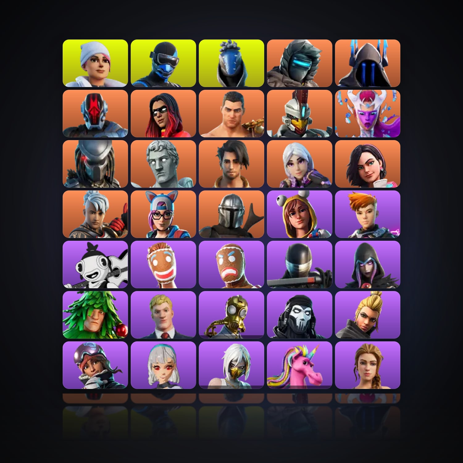 Fortnite | 85 Skins | 300 V-Bucks | Level 1589 | 325 Wins — HabibiAccounts