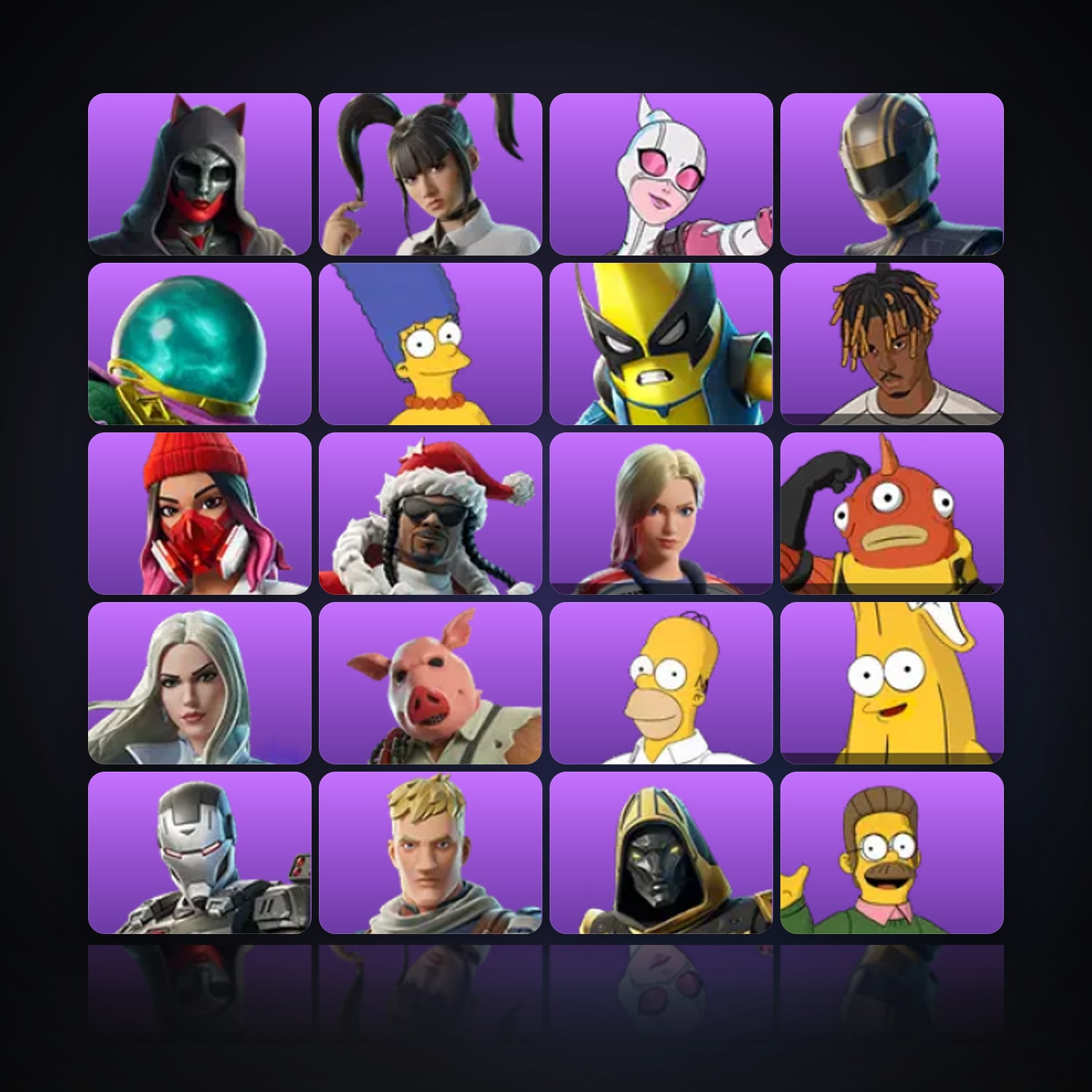 Fortnite | 22 Skins | 500 V-Bucks | Level 695 | 20 Wins — HabibiAccounts