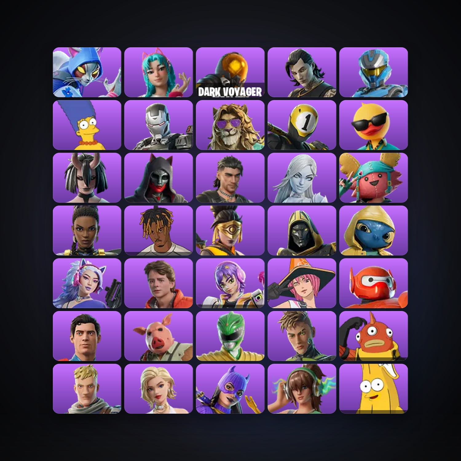 Fortnite | 74 Skins | 400 V-Bucks | Level 1227 | 126 Wins — HabibiAccounts