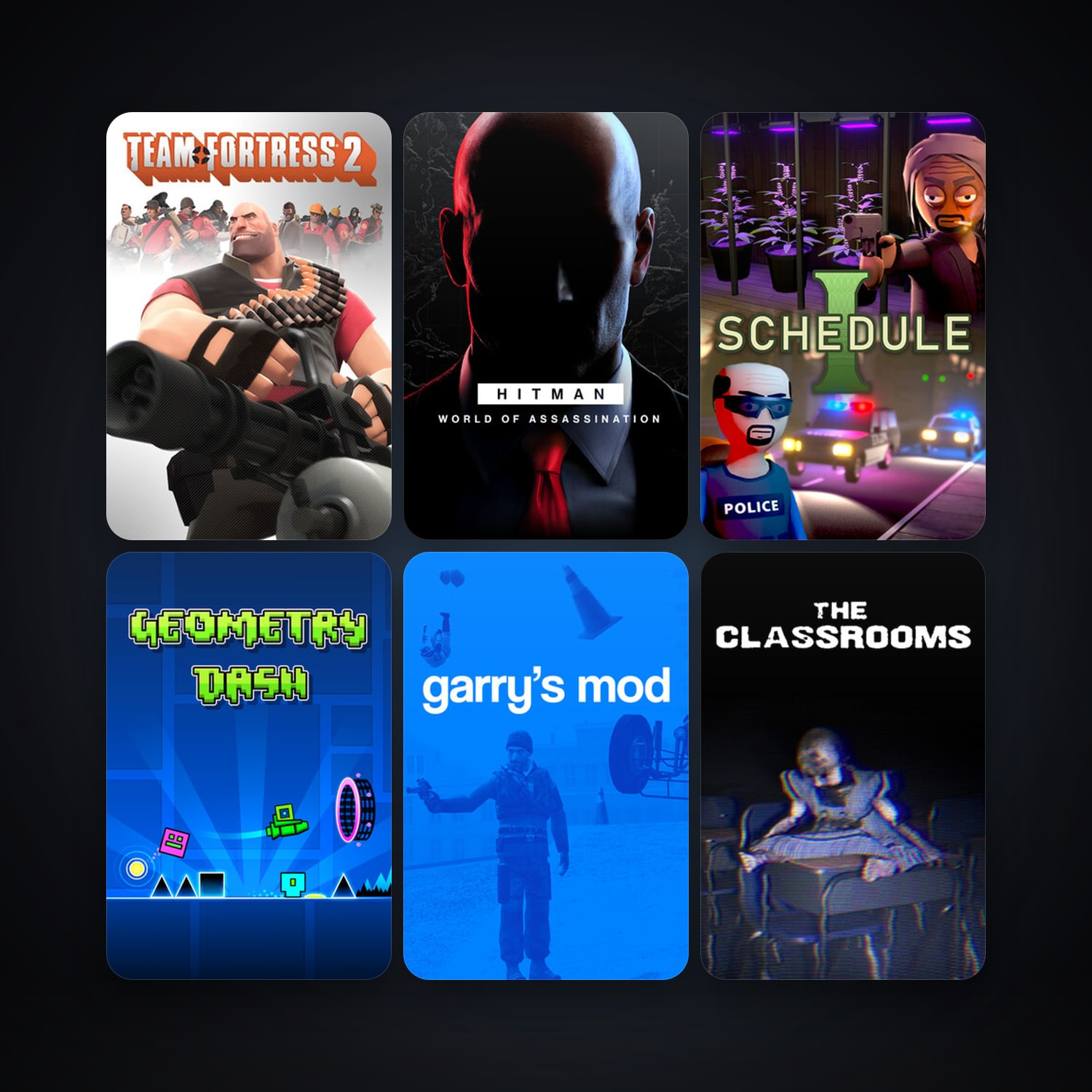 Team Fortress 2 & HITMAN World of Assassination | 42 Games | Clean — HabibiAccounts