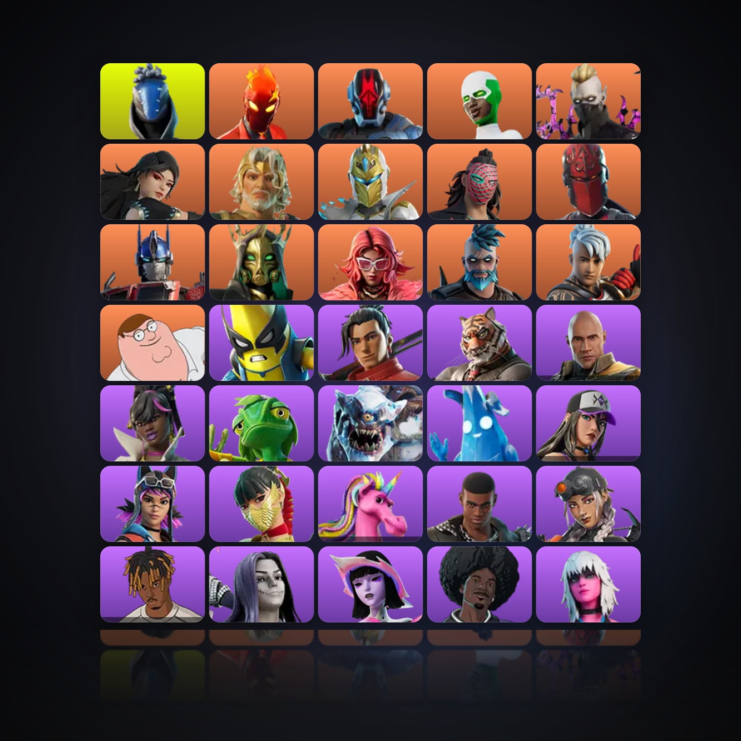 Fortnite | 191 Skins | 600 V-Bucks | Level 2630 | 181 Wins — HabibiAccounts