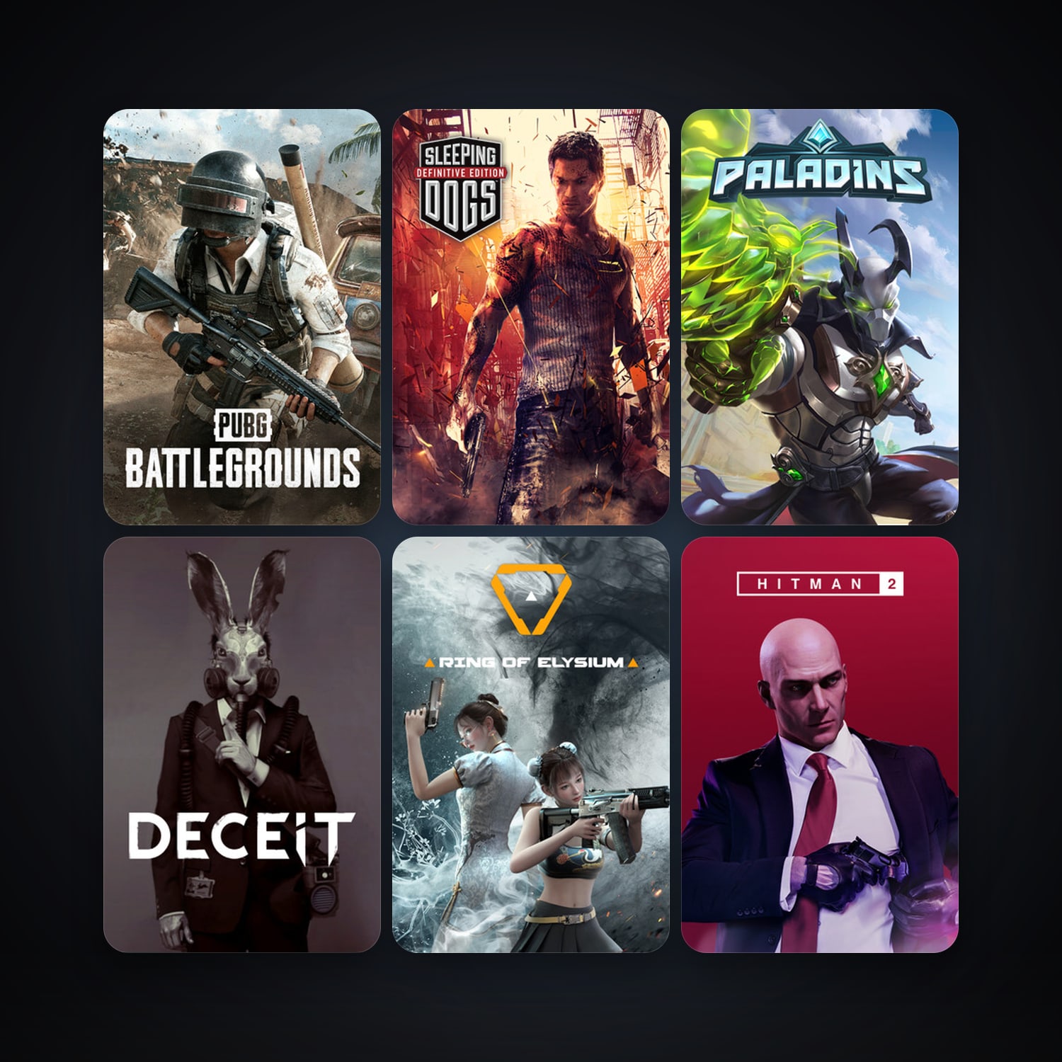 PUBG: BATTLEGROUNDS & Sleeping Dogs: Definitive Edition | 17 Games | Clean — HabibiAccounts