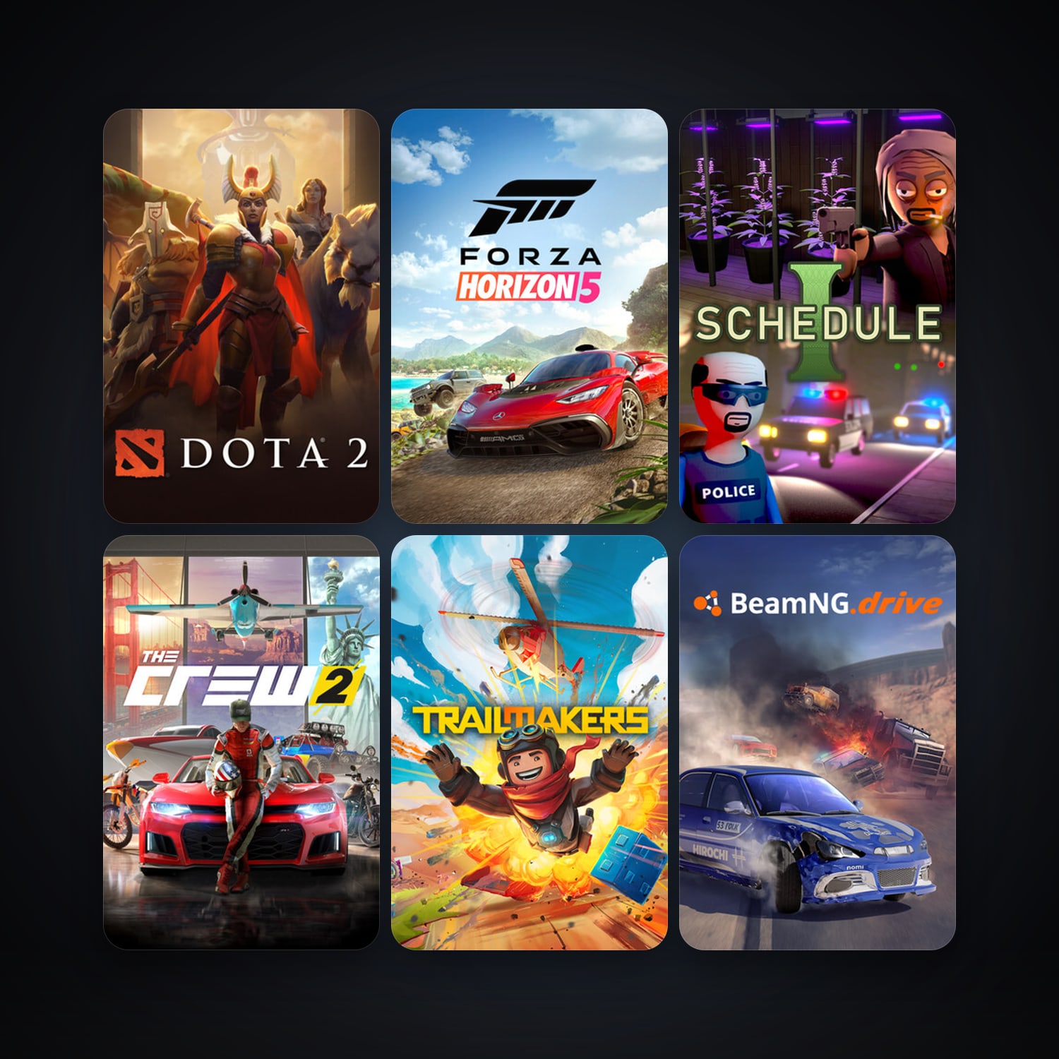 Dota 2 + RaceRoom Racing Experience, 33 games, clean — HabibiAccounts