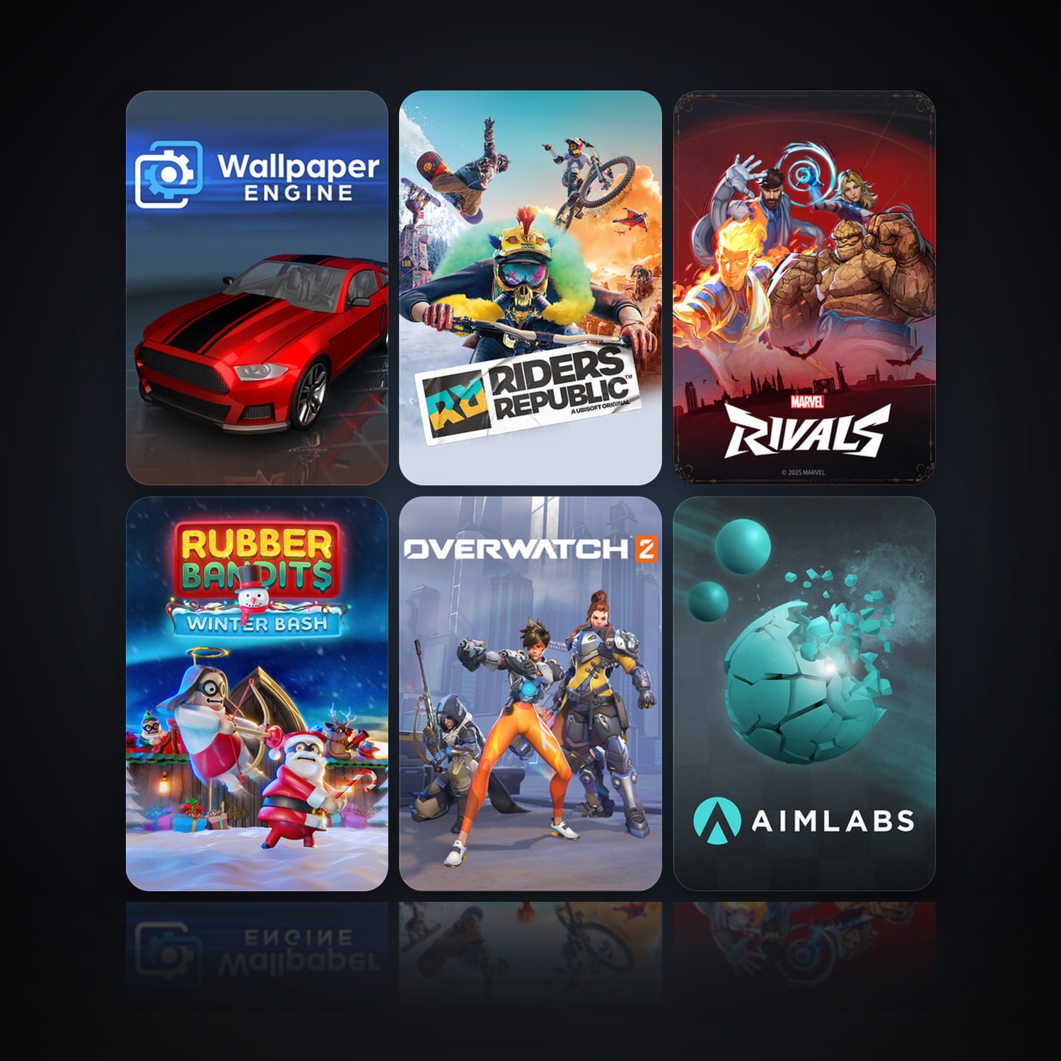 Wallpaper Engine & Riders Republic | 15 Games | Clean — HabibiAccounts