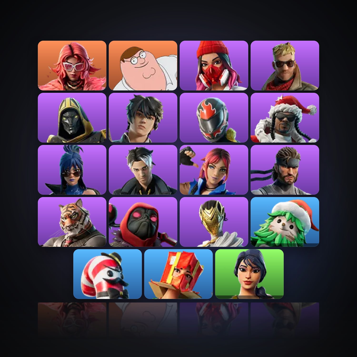 Fortnite | 19 Skins | 150 V-Bucks | Level 279 | 15 Wins — HabibiAccounts