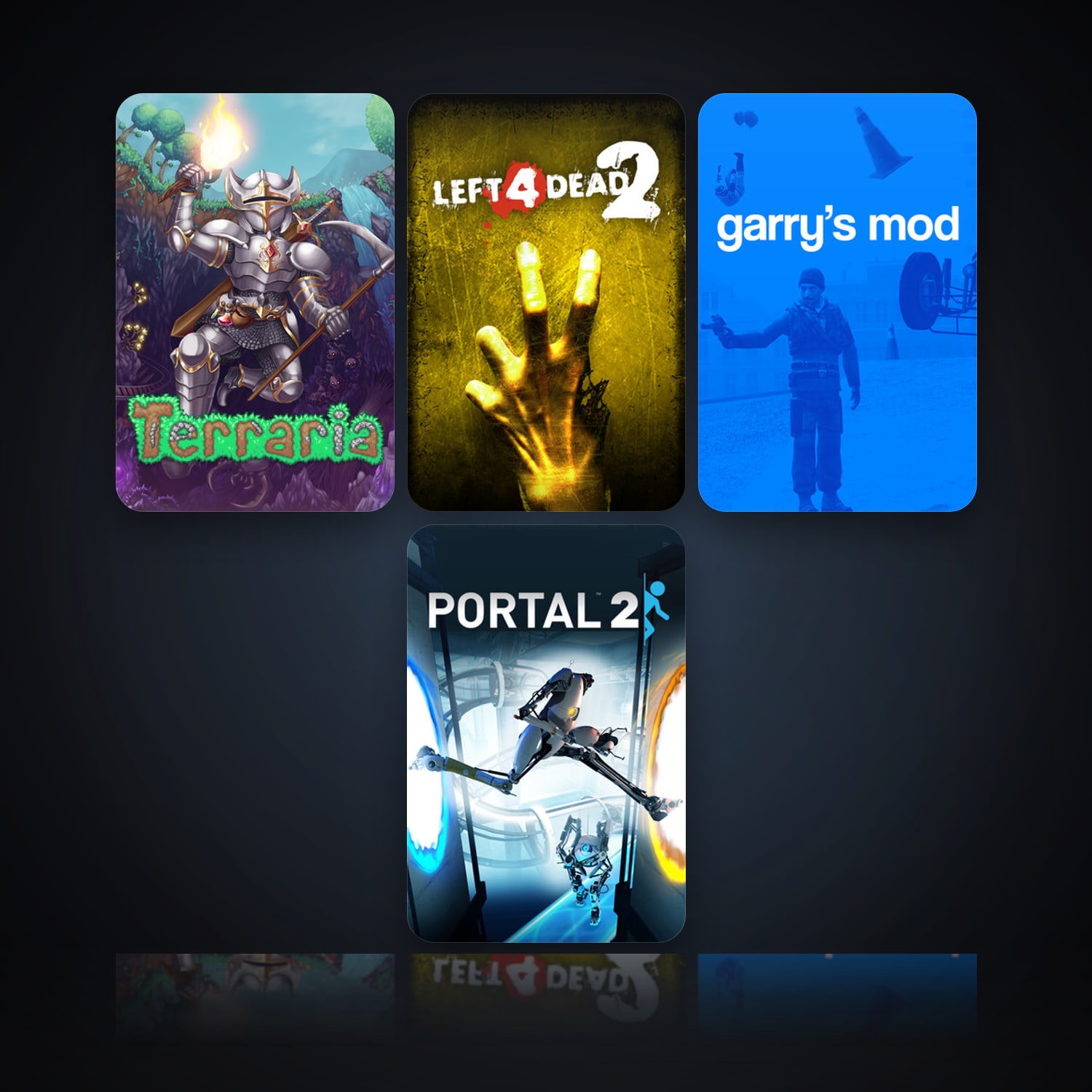 هالحساب ستيم فلين، Portal وLeft 4 Dead 2، 8 لعبة، صامد واضح — HabibiAccounts