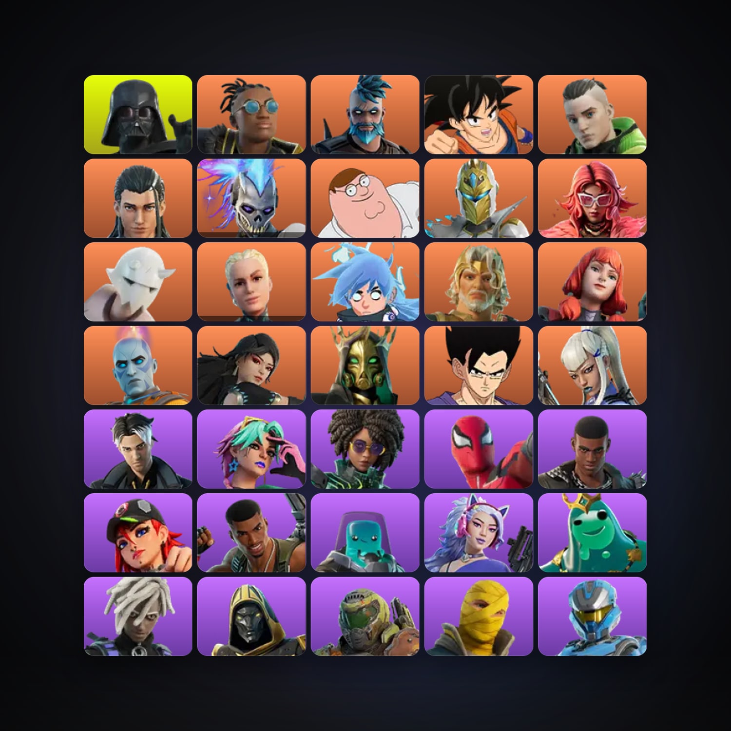 Fortnite | 134 Skins | 300 V-Bucks | Level 2673 | 290 Wins — HabibiAccounts