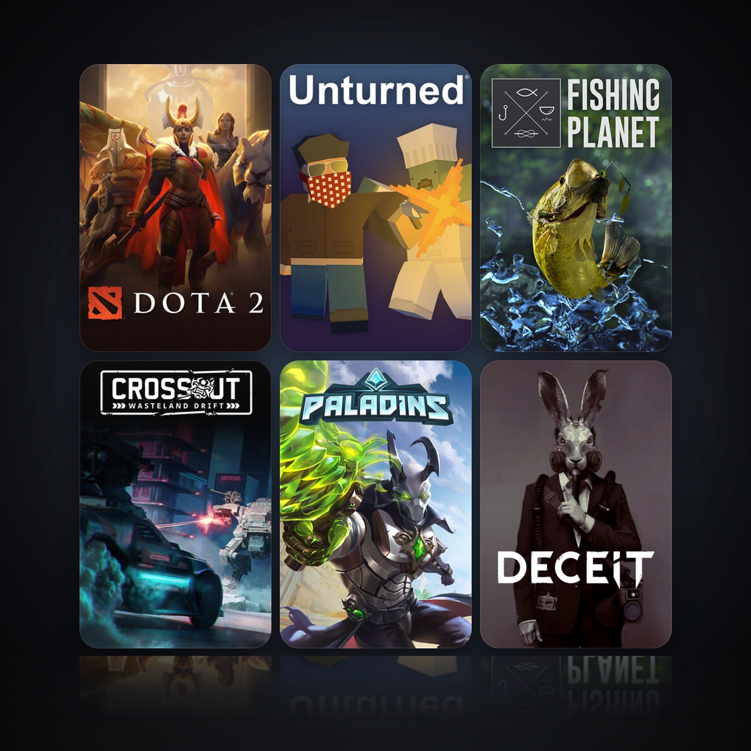 Dota 2 & Unturned | 28 Games | Clean — HabibiAccounts