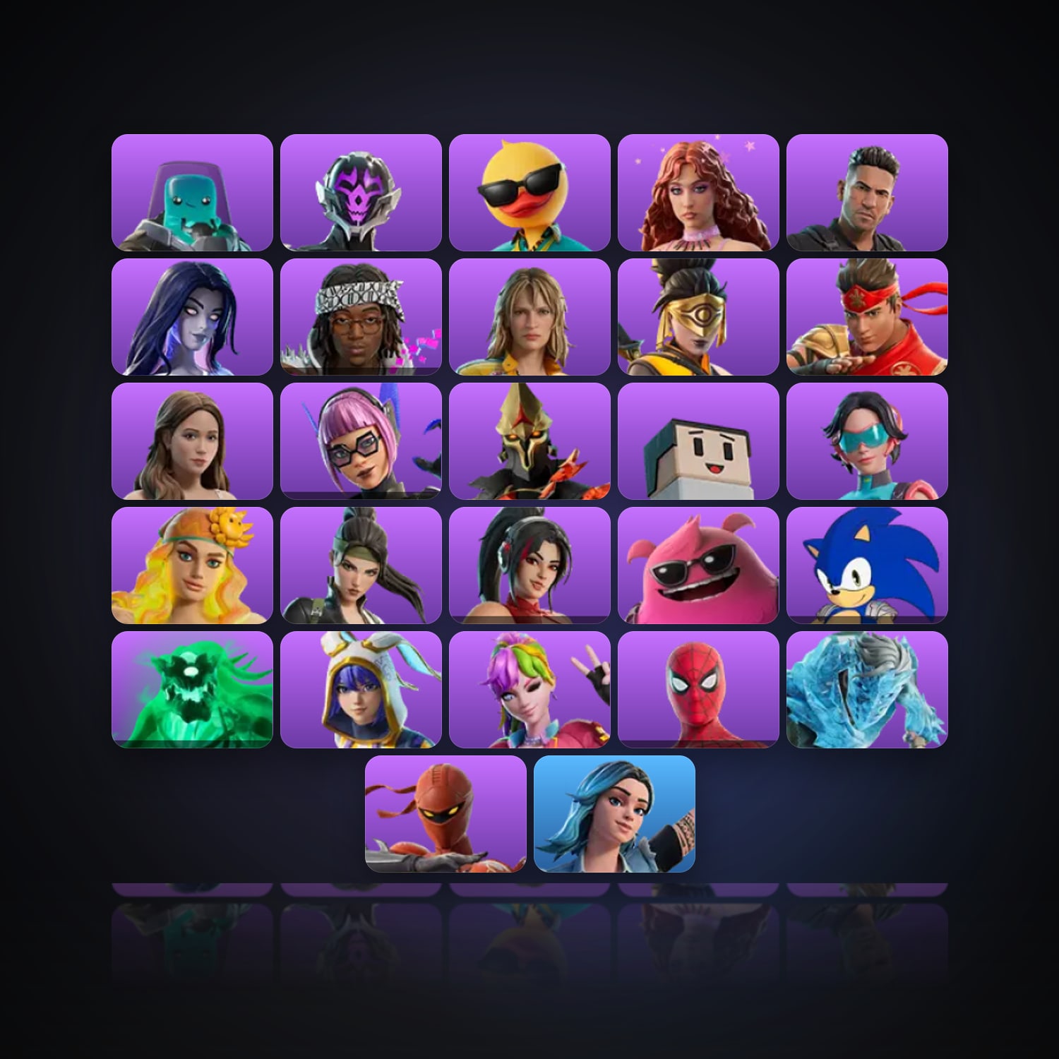 Fortnite | 27 Skins | 1.4K V-Bucks | Level 73 | 4 Wins — HabibiAccounts