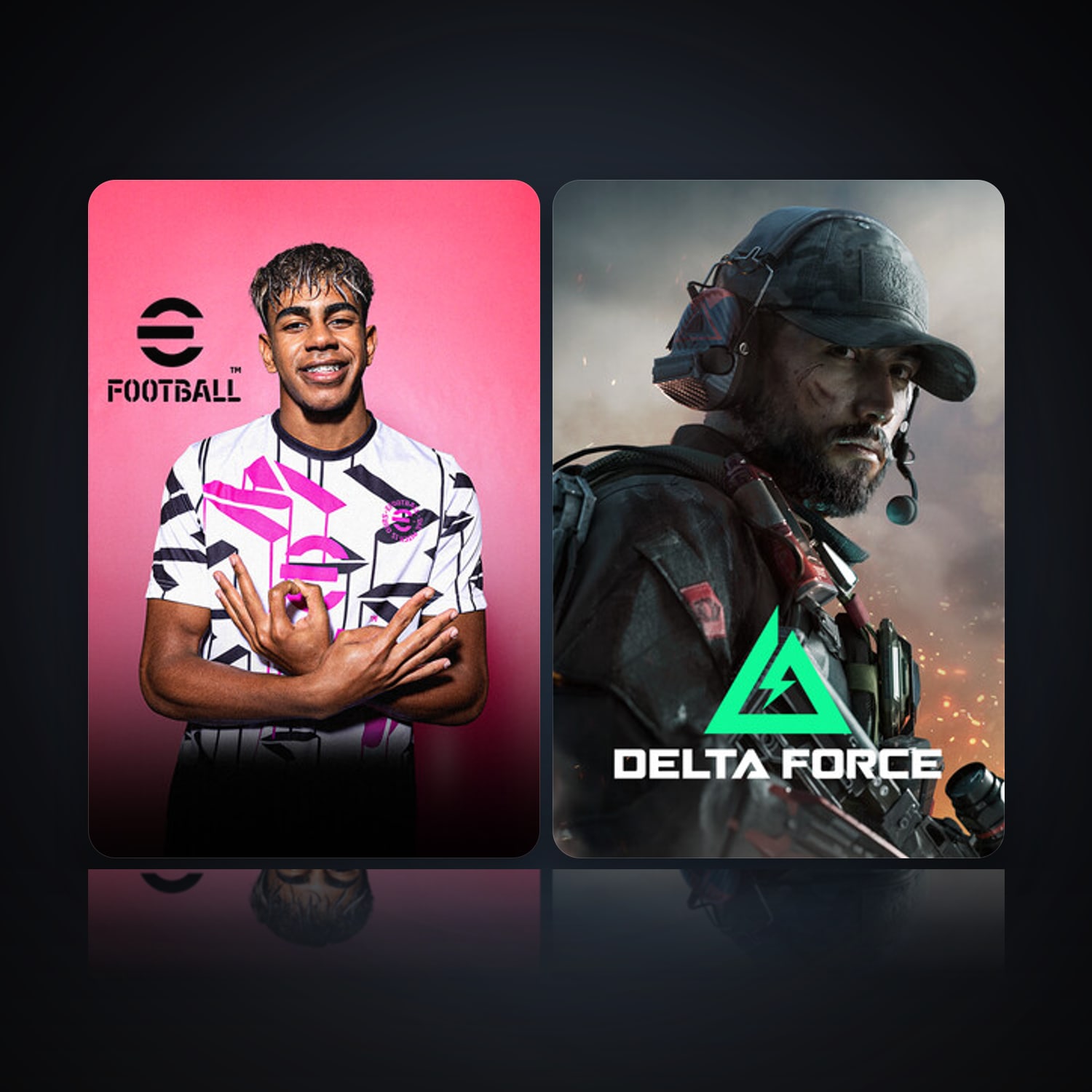 eFootball 2024 & Delta Force: Hawk Ops — HabibiAccounts