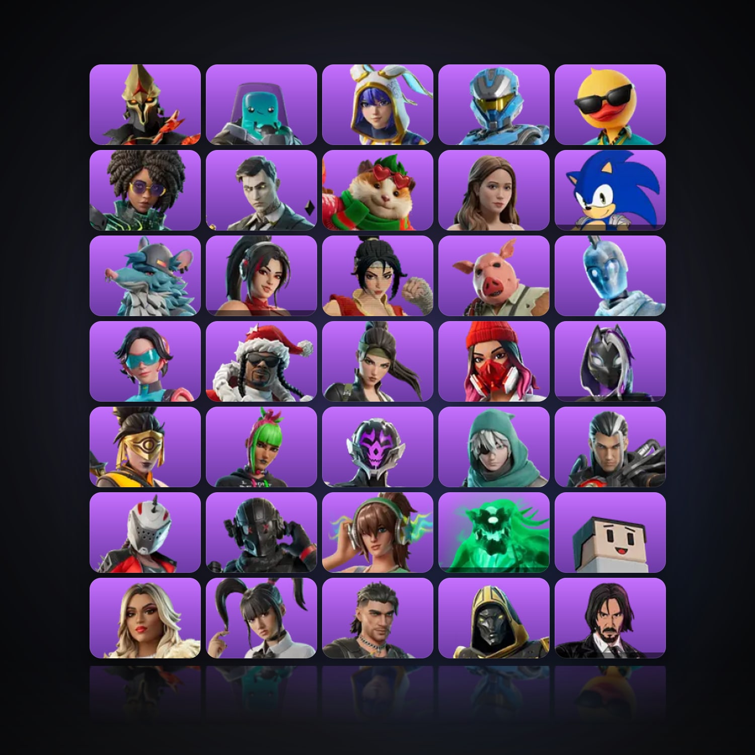 Fortnite | 40 Skins | 1.3K V-Bucks | Level 896 | 60 Wins — HabibiAccounts